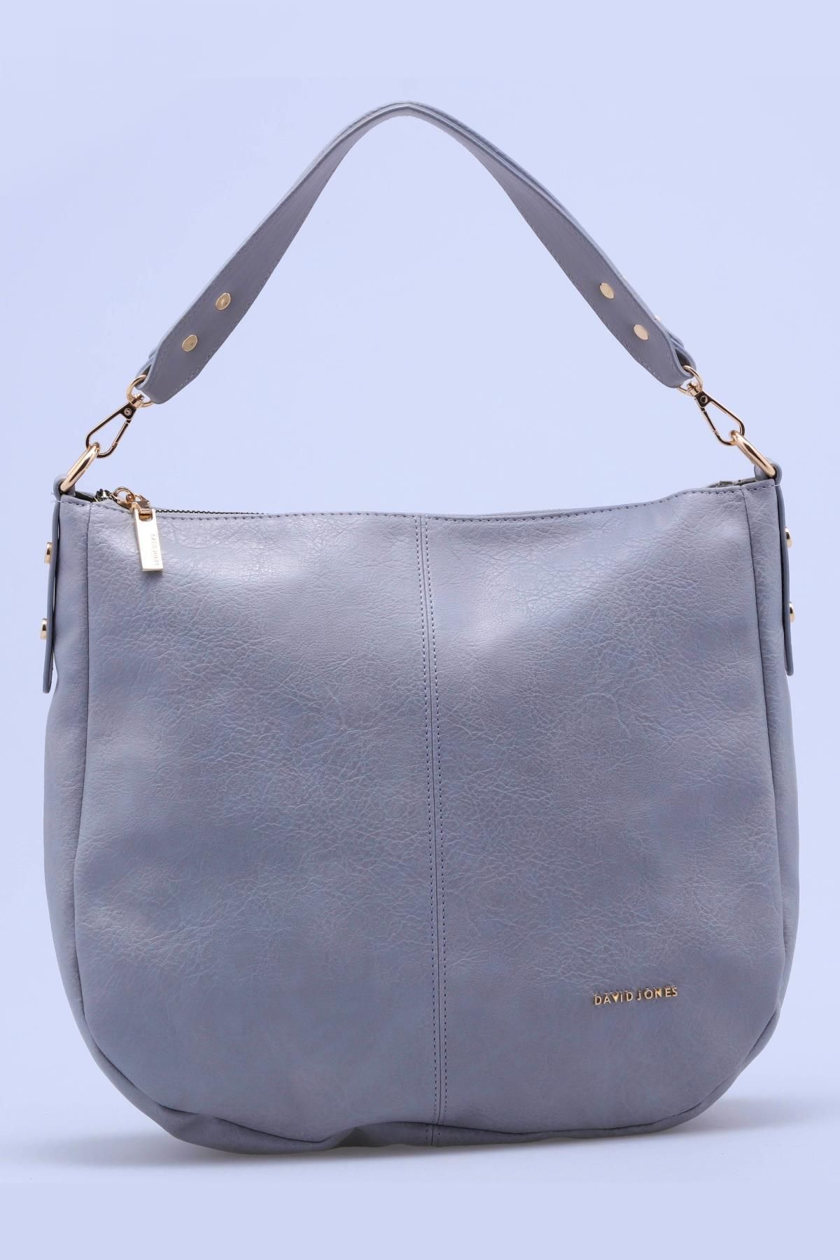 David Jones Shoulder Bag Gray Plain Trendyol