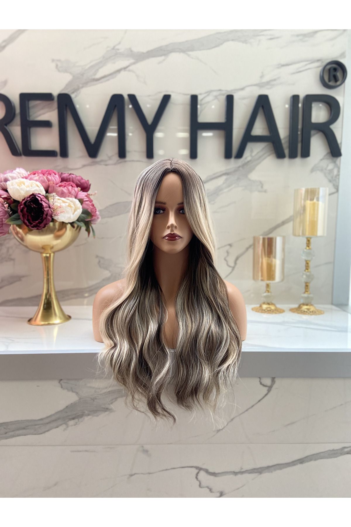 REMY HAİR Exclusive Luxury Sombre Balyajlı Peruk