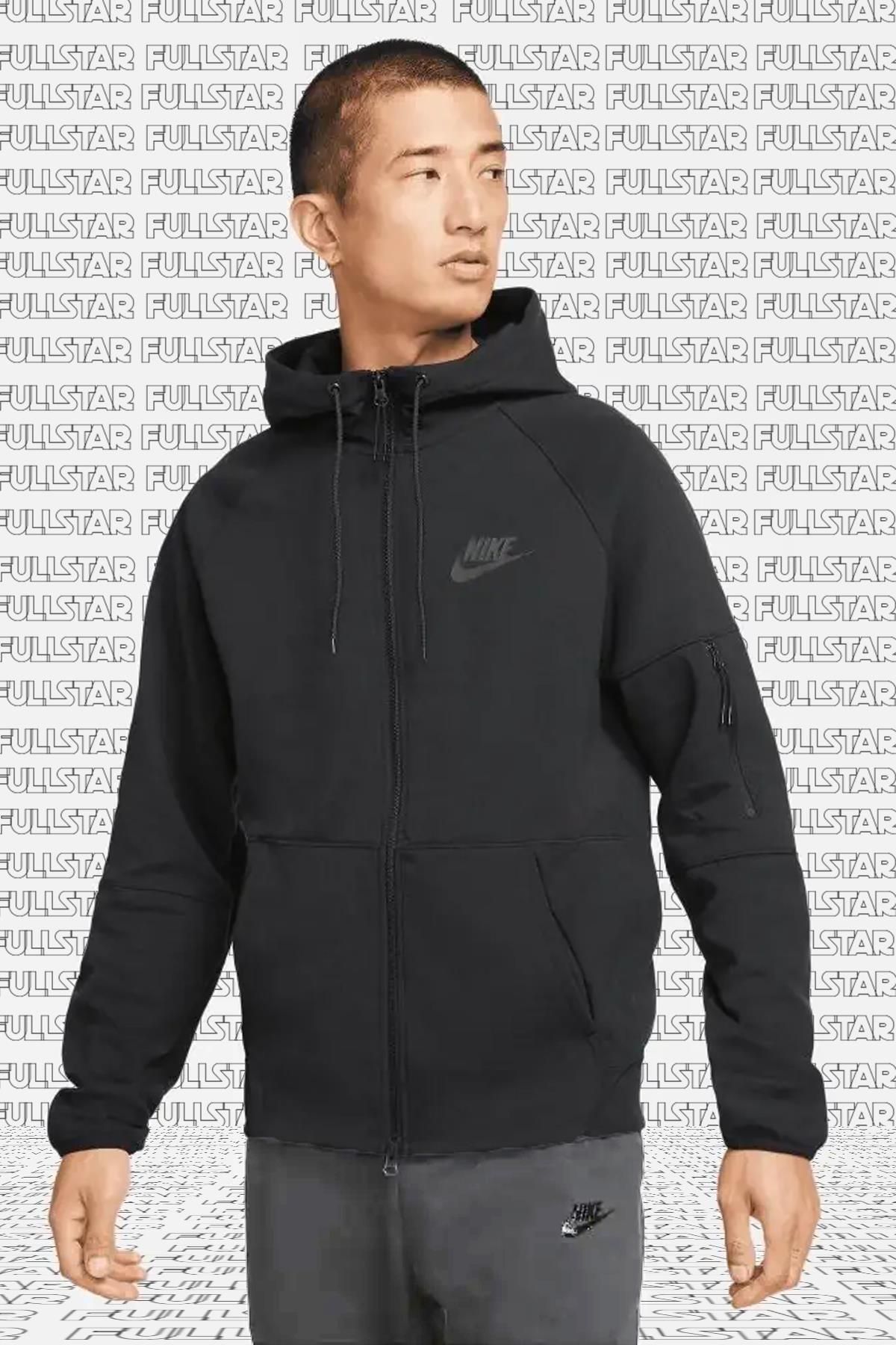 Nike Sportswear Fleece Full Zip Hoodie Kap onlu Unisex Sweatshirt