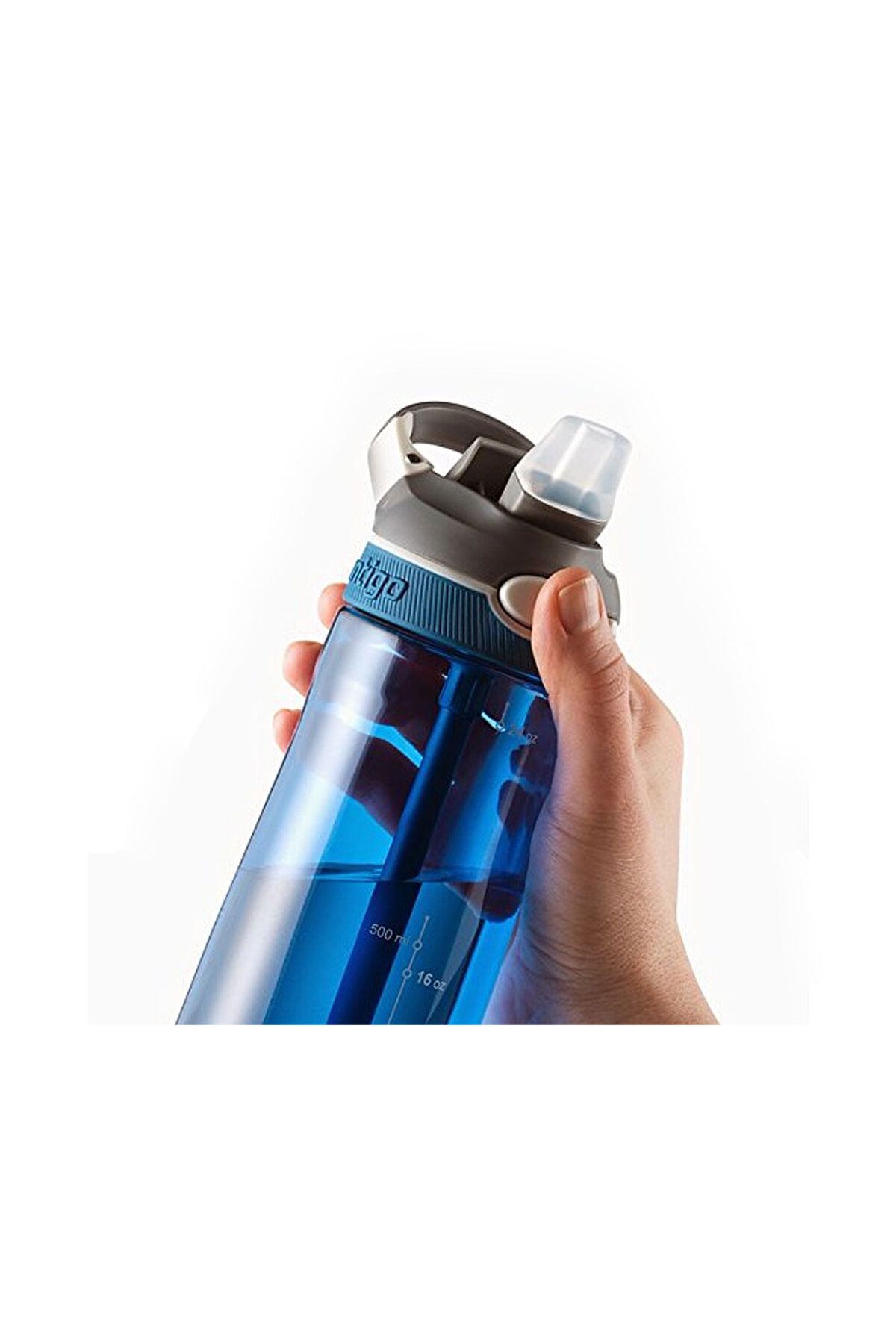 قمقمه ورزشی آبی ASHLAND 750 میل موناکو خاکستری Fatara 2191379 Contigo