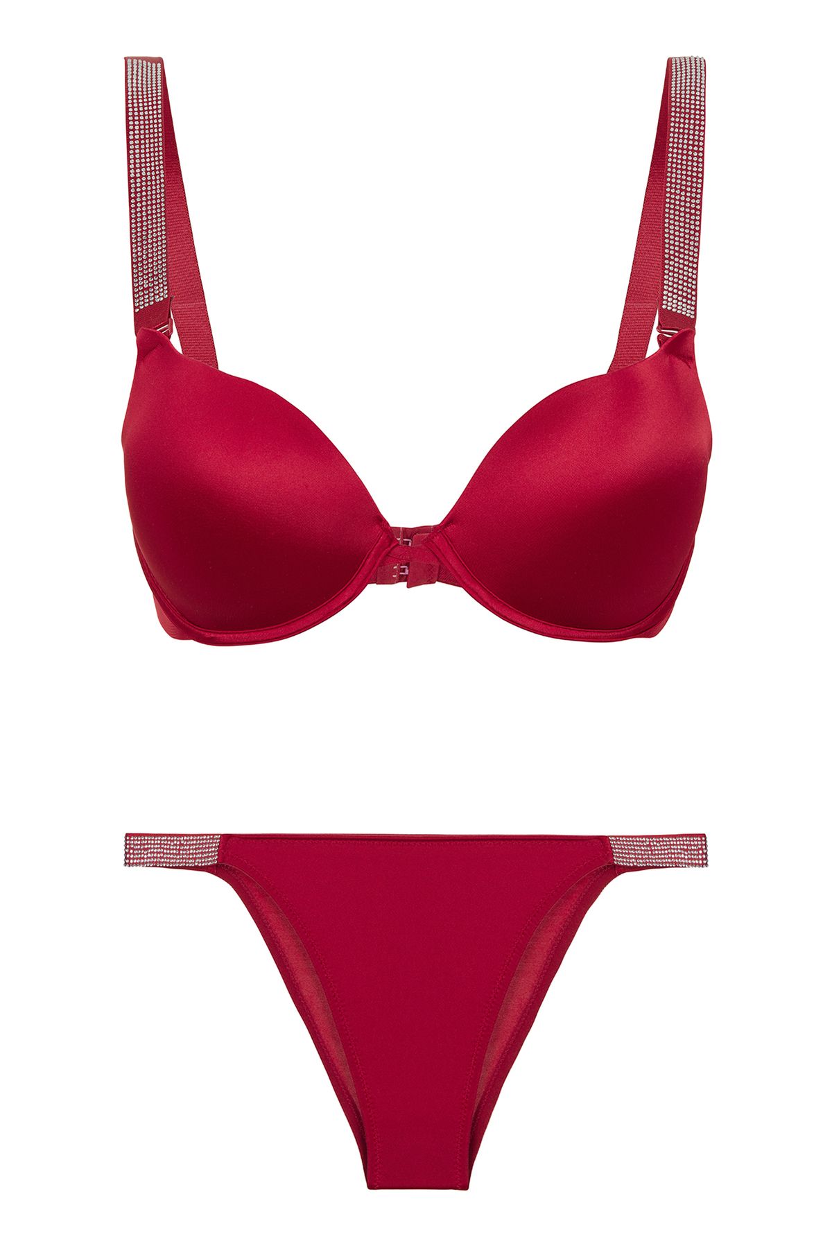 Donna Liberta-Diva Supported Double Push Up Stone Bra 663 ( Single Bra ) Double Push-Up Stone-Embellished Bra 6