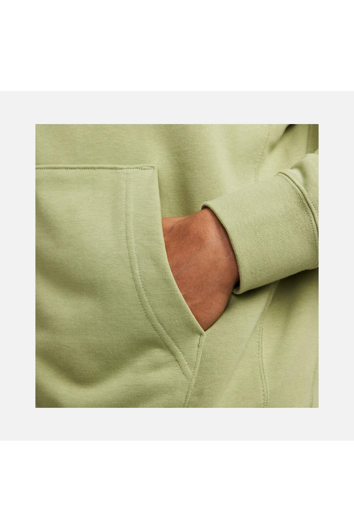 سویشرت اسپرت نایکی مردانه پلی استر سبز اسپرت راسته Regular/رگولار    آسیمتریک اسپرت | Nike BV2648-334 VN - تصویر 5