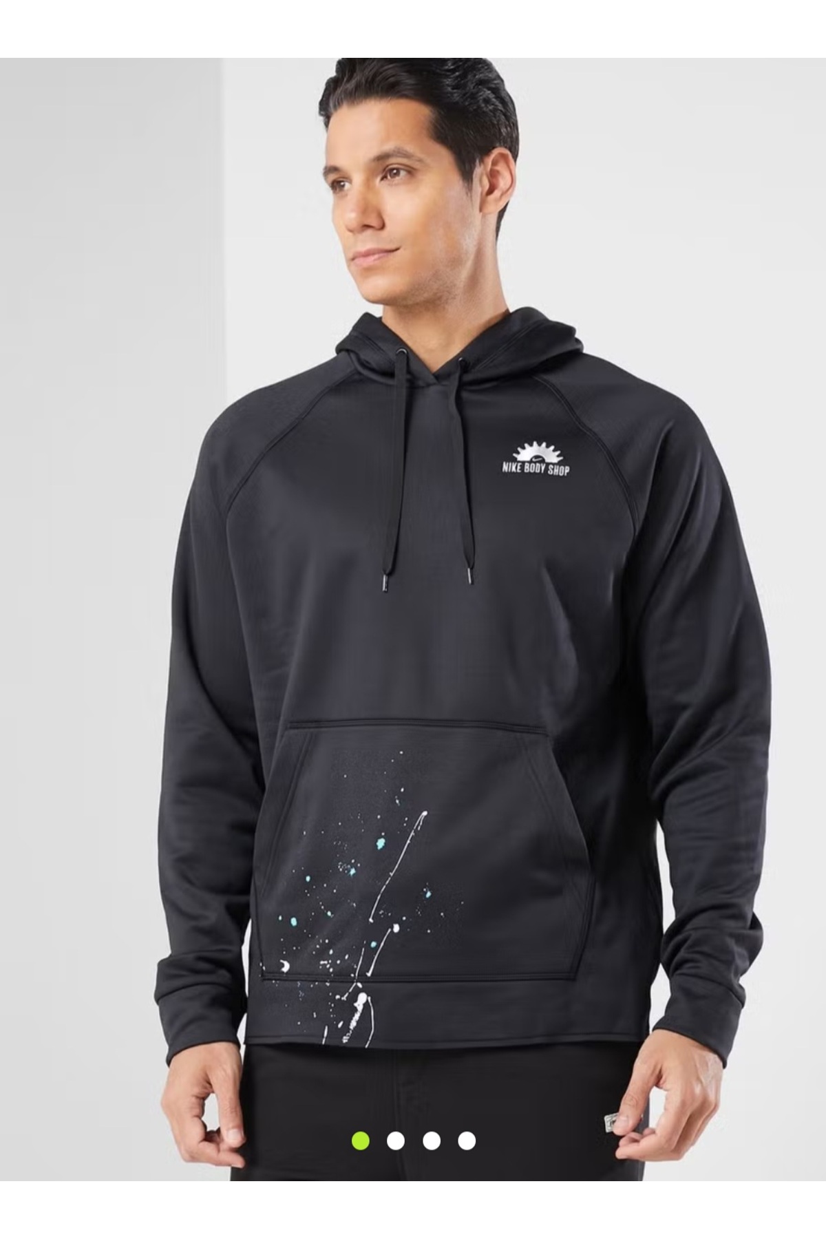 سویشرت مردانه مشکی Therma Fit Fleece Top Dye DV9906-010 نایکی سویشرت اسپرت Nike