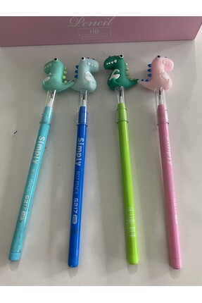 FOUR Yumurtlayan Kalem 4 Adet Dinazor Başlık