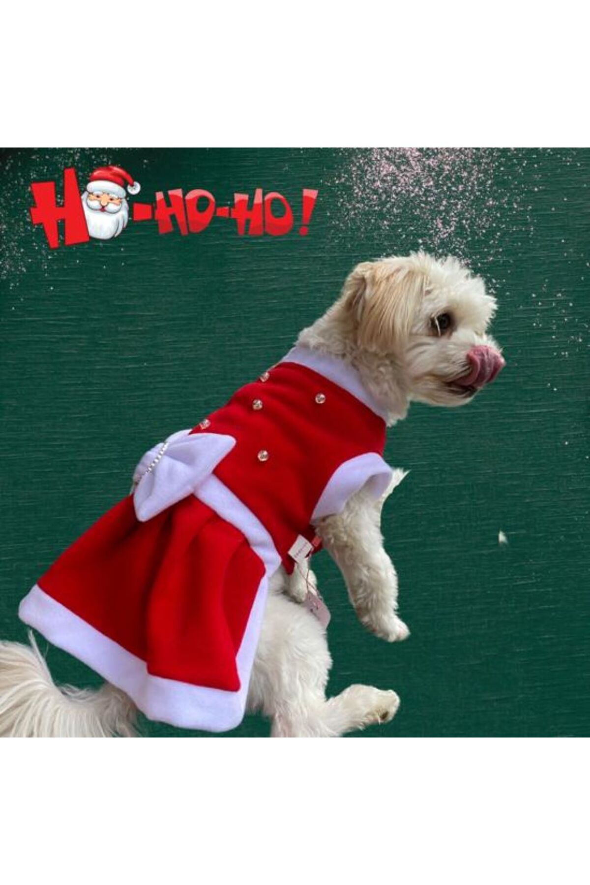 GedyCo لباس کریسمس سگ نژاد کوچک قطبی (مناسب برای سایزهای بین 3 تا 7.5 کیلوگرم)