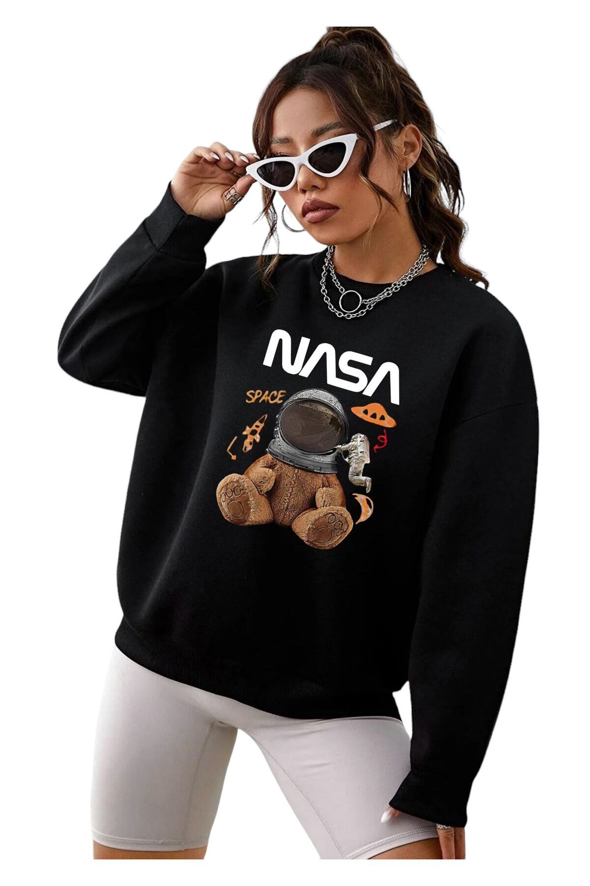 Nasa sweatshirt trendyol outlet