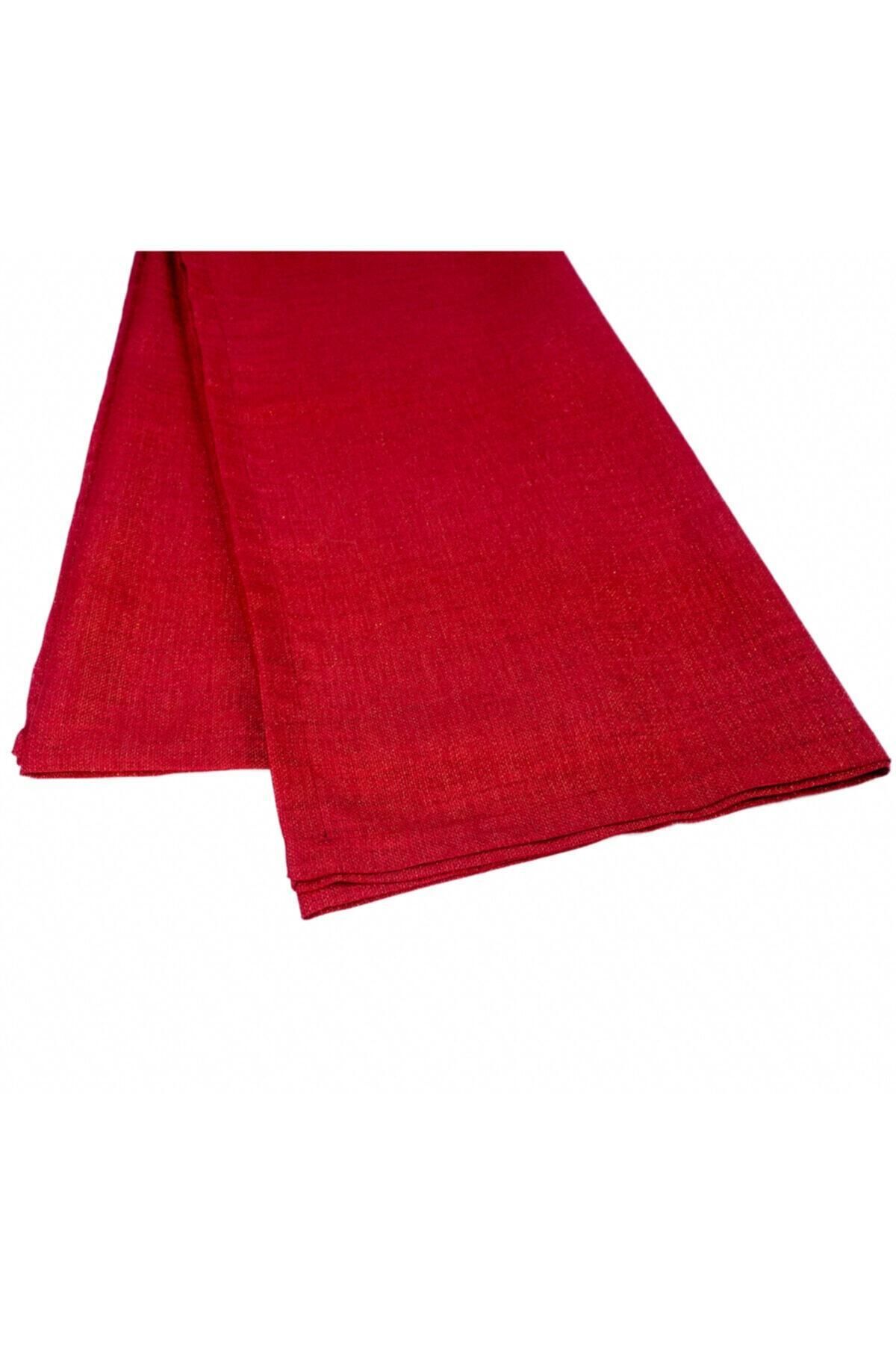 Viemso-Red Glitter Linen Runner 2