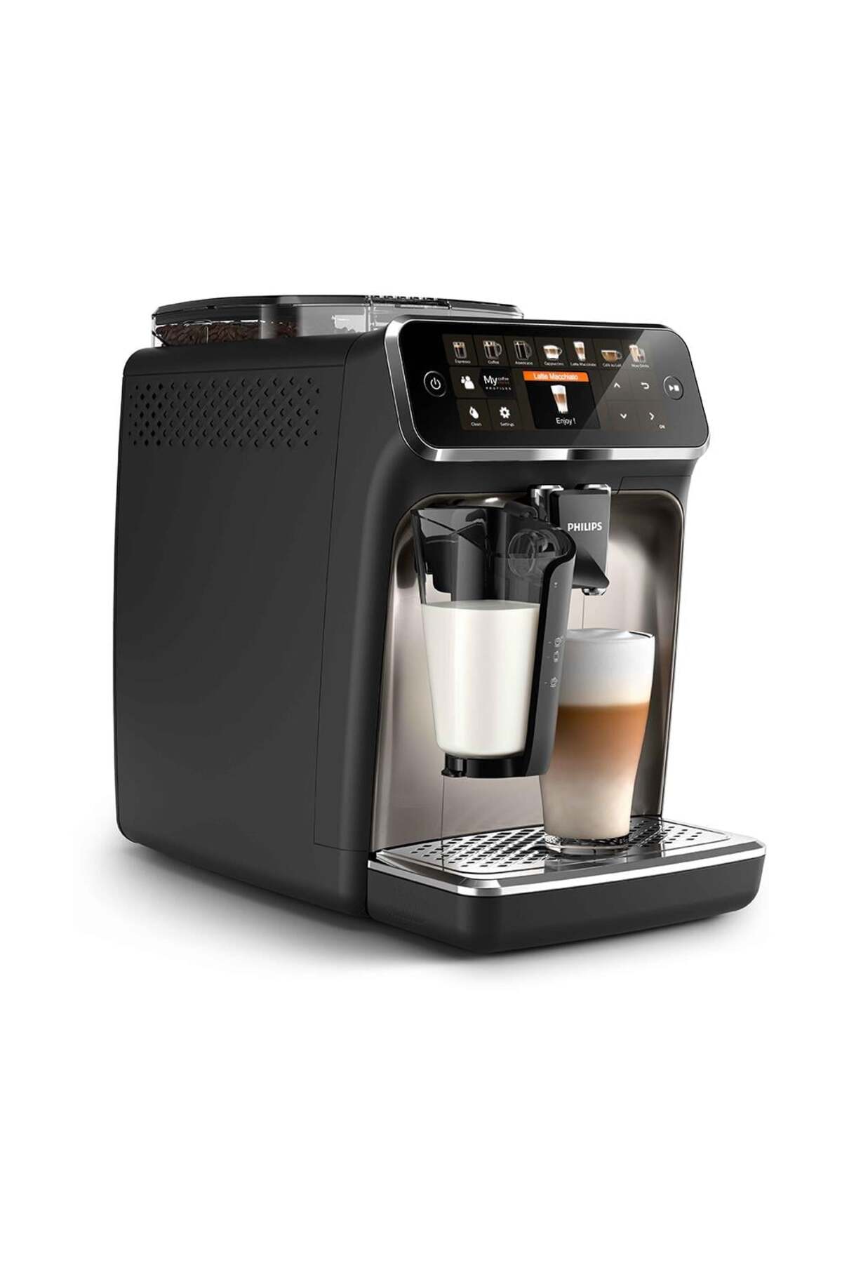 Ep5447 ,15 Bar, 12 Lezzetli Kahve Mükemmel Sıcaklık ve Aroma Tam Otomatik Kahve ve Espresso Makinesi 5
