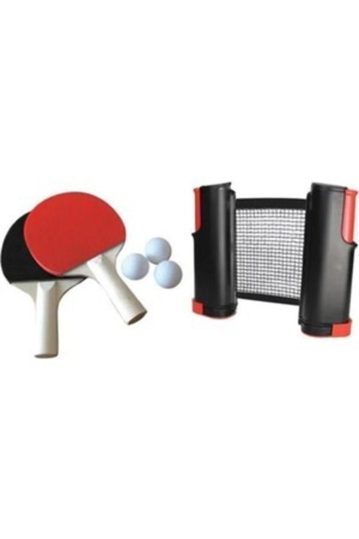 Monark CKSpor Masa Tenisi Seti Ayarlanabilir File Raket Ve Top Seti CKS520
