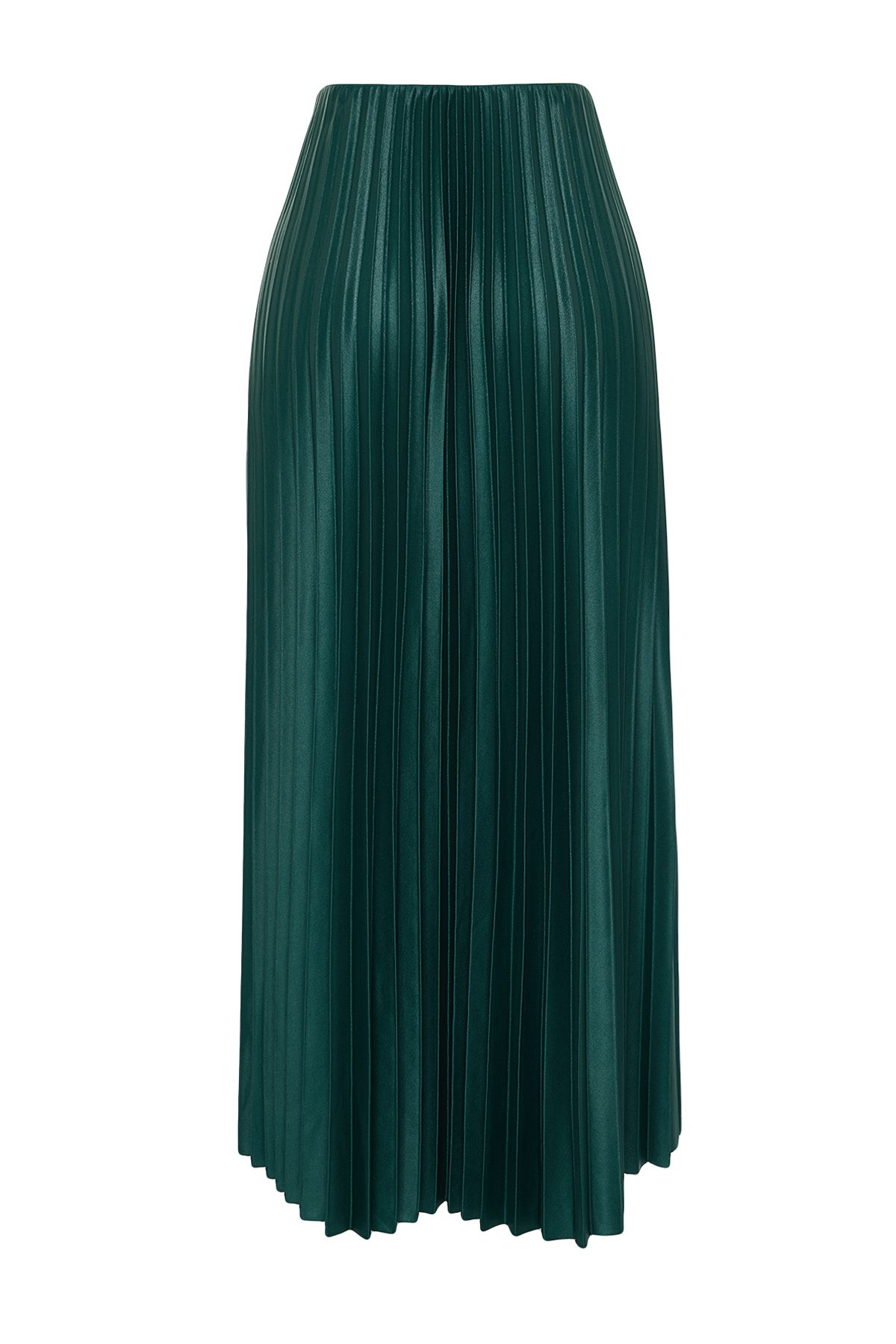 Dark green shop pleated skirt