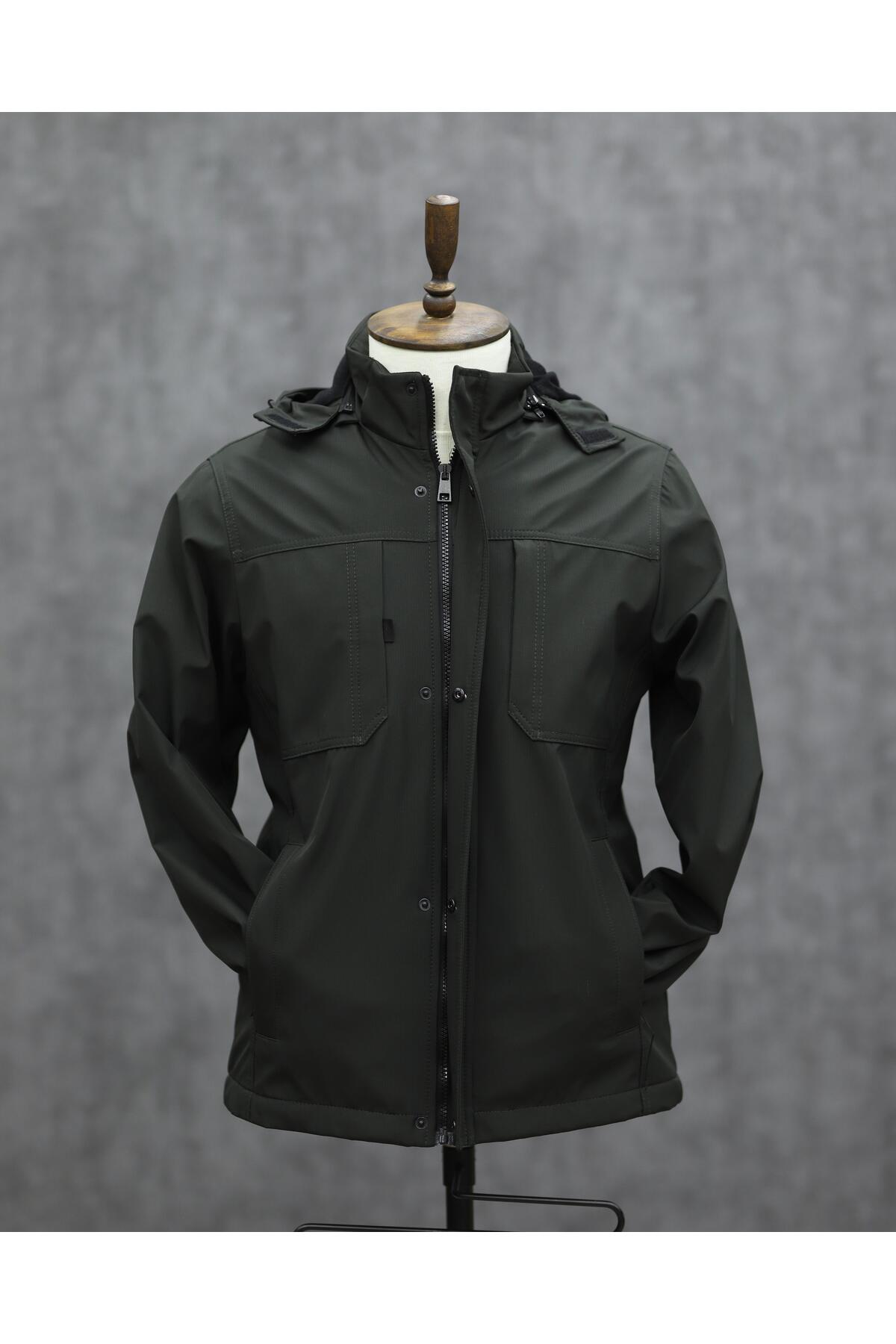  کاپشن کلاه‌دار بیگازی ۹۹۴۲۱ (سبز)