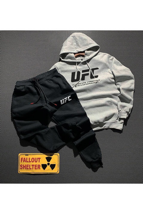 viperkombin UFC Sweatshirt ve Eşofman Kışlık Takım