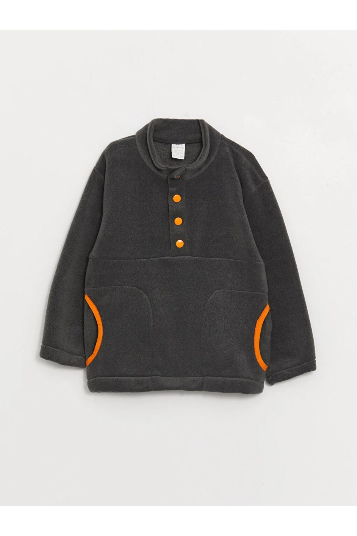 LC Waikiki LCW baby Dik Yaka Uzun Kollu Polar Erkek Bebek Sweatshirt ve E ofman Alt 2