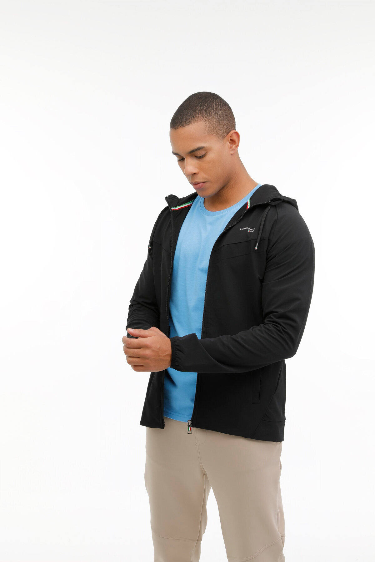 شلوار گرمکن مردانه مشکی لامبرجک | ML WODER 18WDR01 3PR اورجینال - تصویر 6