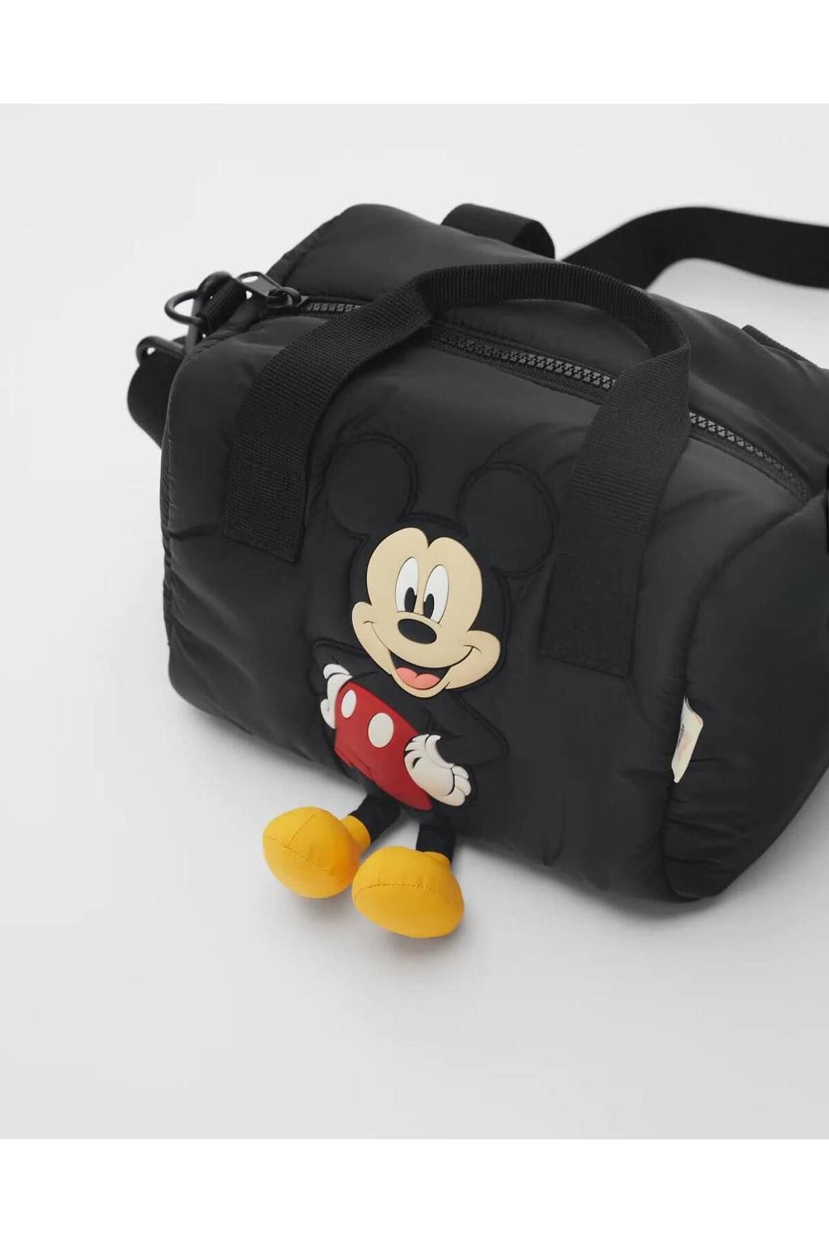 Teeny Weeny Kids Mickey Mouse Appliqued Zippered Strap Children s Bag Trendyol
