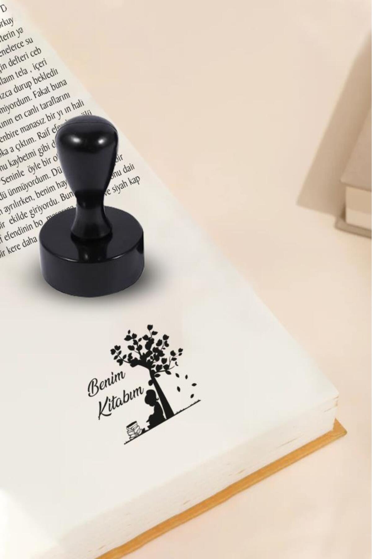 Profisher Kişiye Özel Kitap Mührü Isim Yazılı Kitap Mührü Özel Damga R5814-03