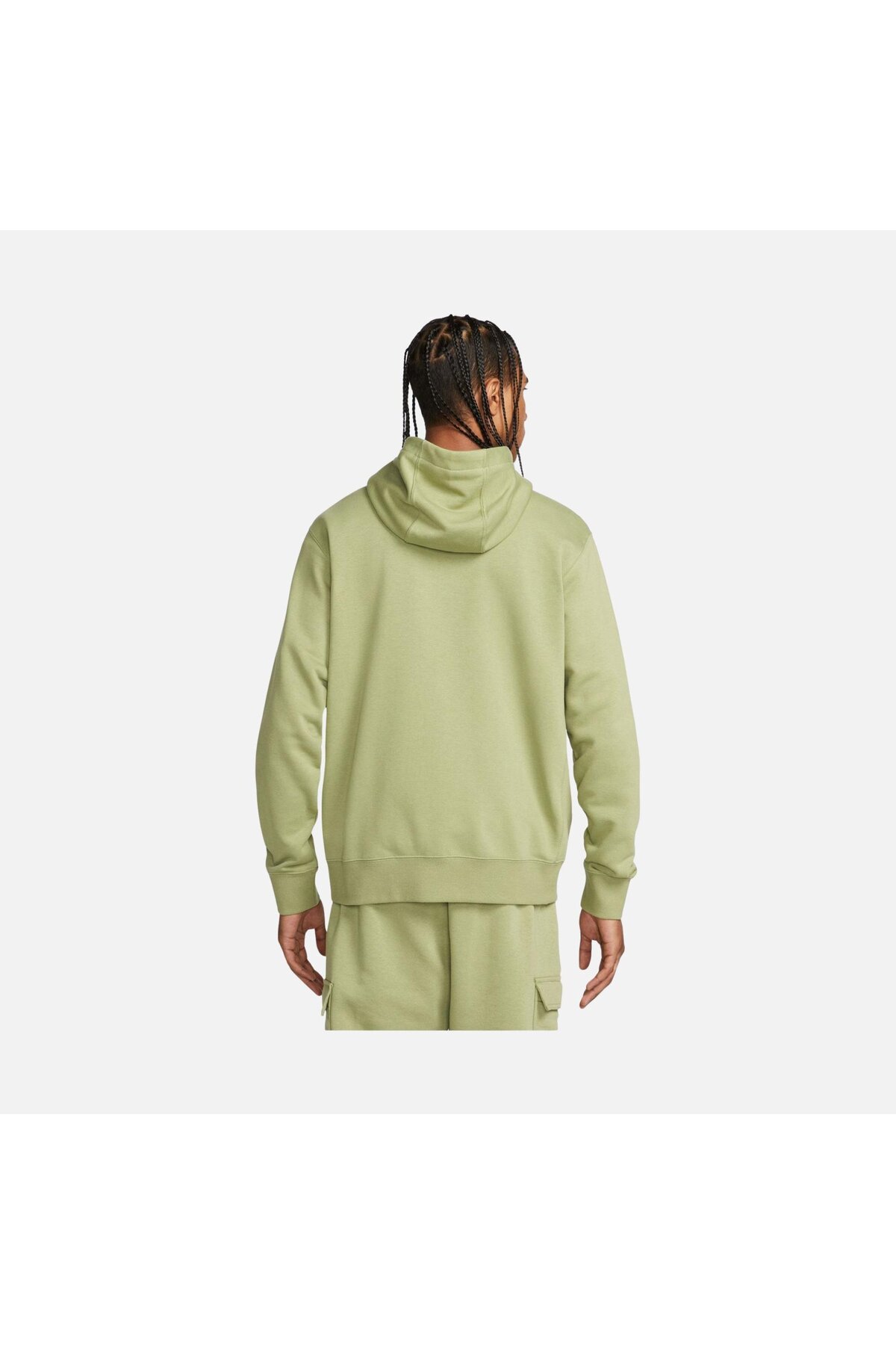 سویشرت اسپرت نایکی مردانه پلی استر سبز اسپرت راسته Regular/رگولار    آسیمتریک اسپرت | Nike BV2648-334 VN - تصویر 3