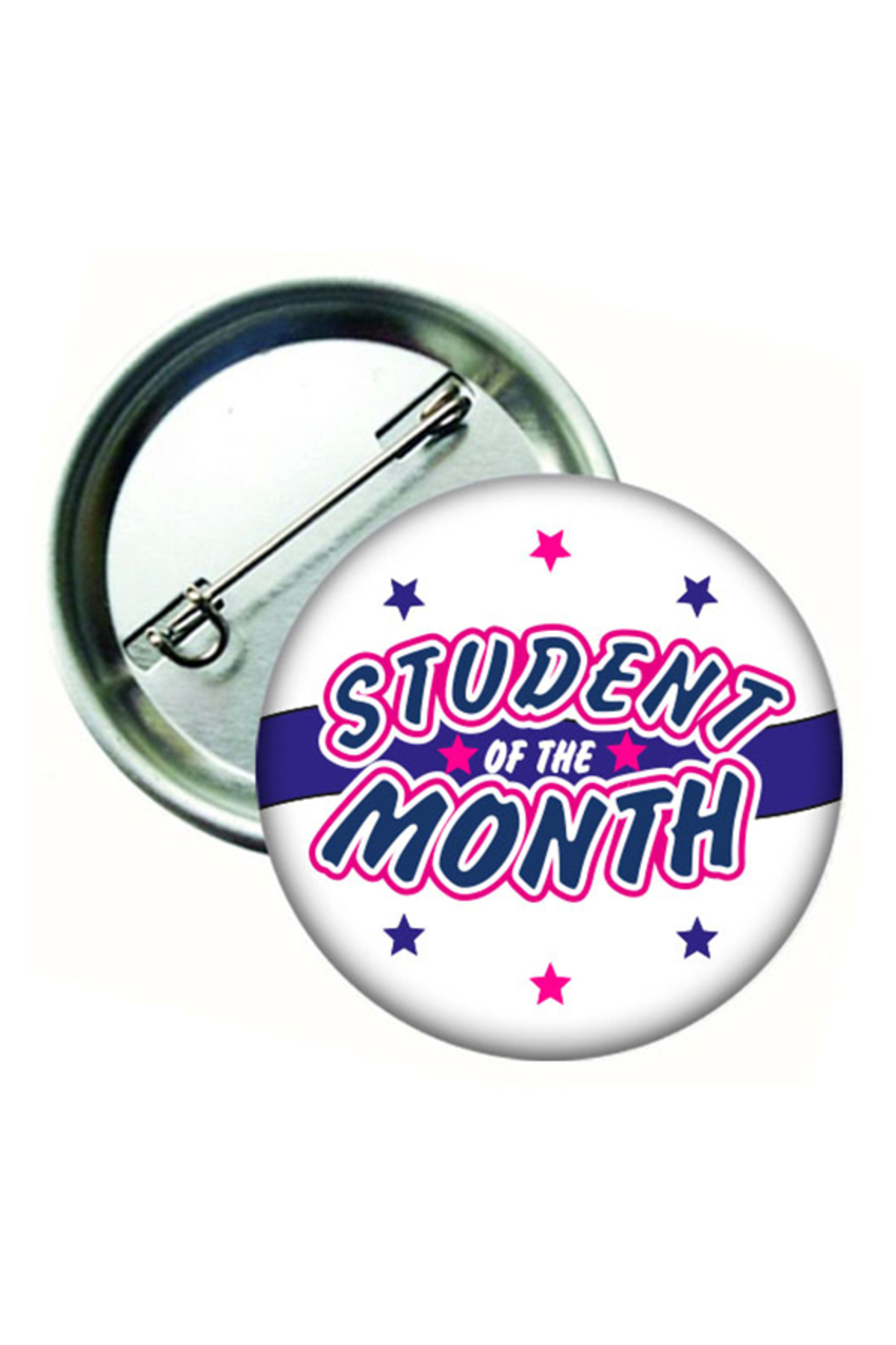Student of The Month English Student Badge (20 Pieces)