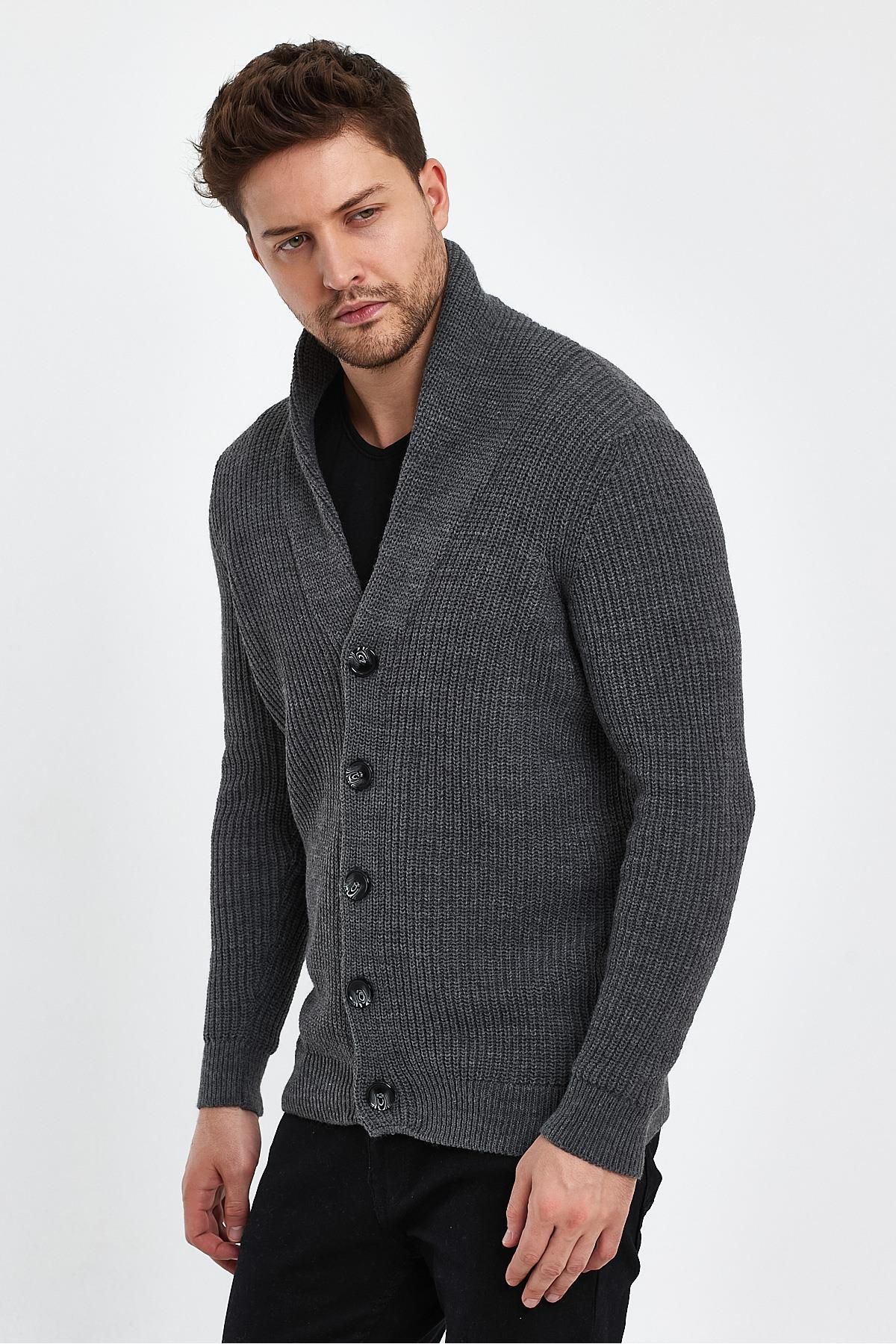 ALEXANDERGARDI-BUTTONED CYCLANIC KNITTED CARDIGAN (E23-6705) 3