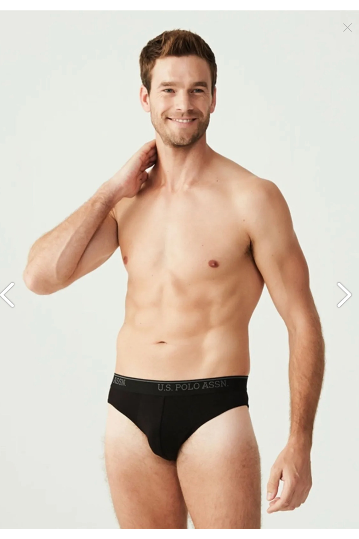 یو اس پولو ست شورت مردانه، دارای مجوز USPA، نخی، بسته ۳ عددی (انگلیسی)