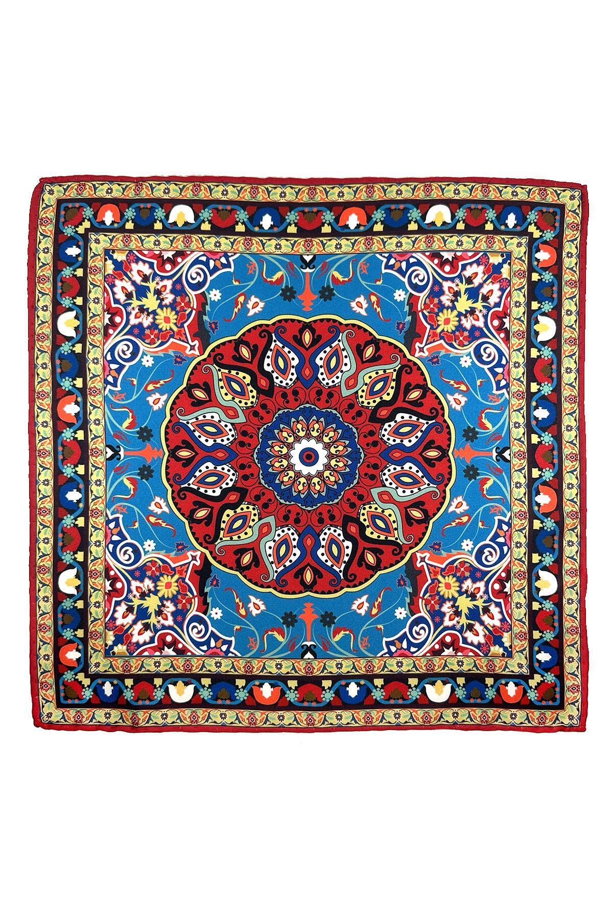  دستمال جیبی مردانه طرح دار رنگارنگ SPS606-86