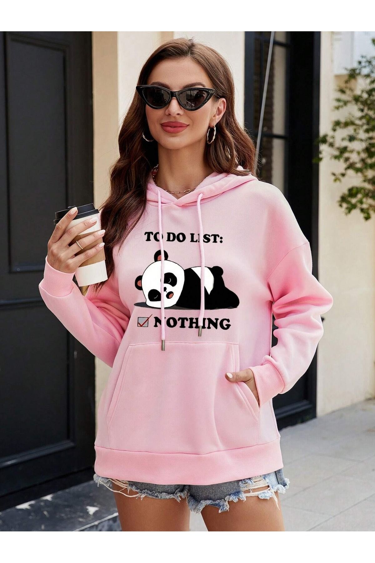 Powder pink sweatshirt store