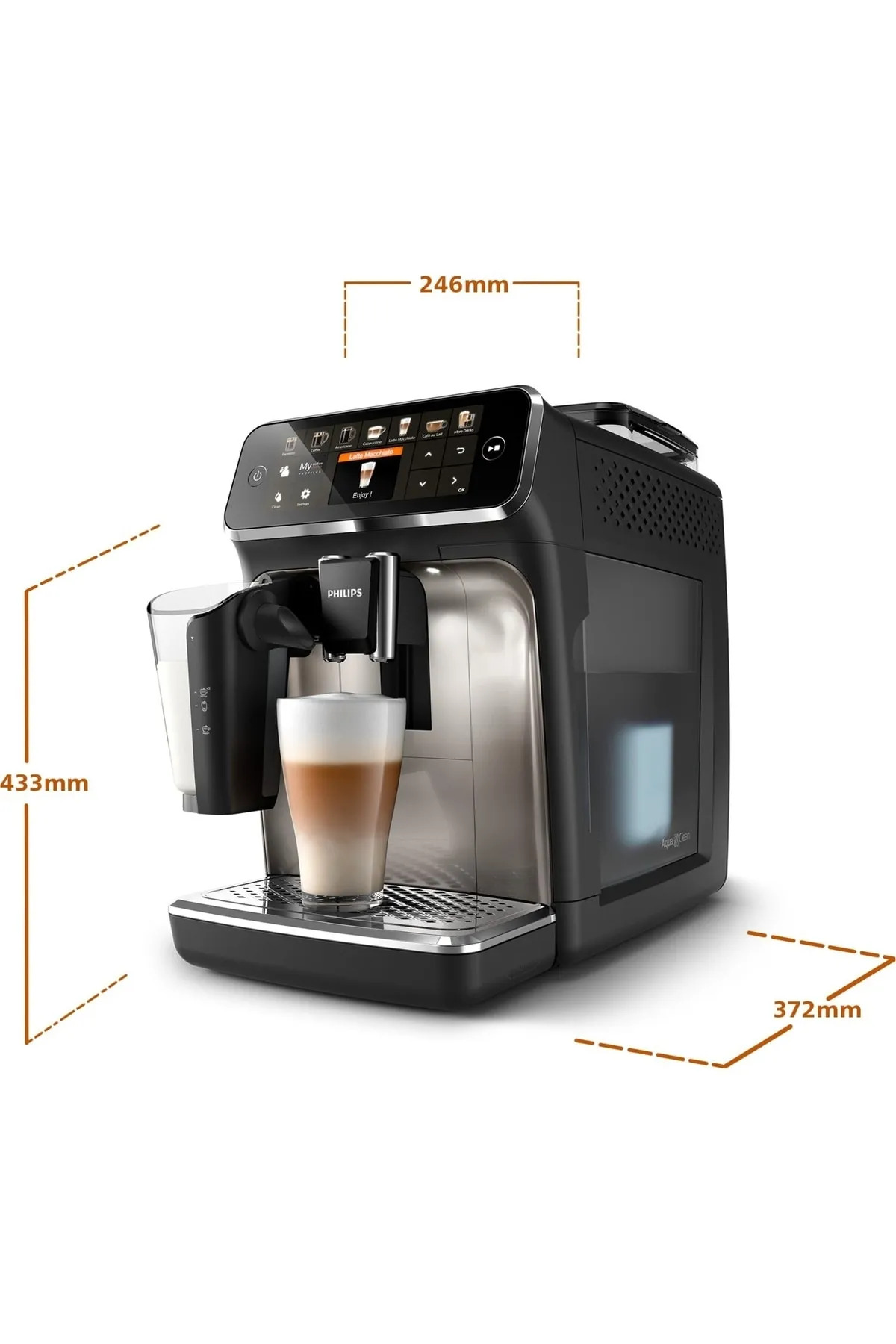 Ep5447 ,15 Bar, 12 Lezzetli Kahve Mükemmel Sıcaklık ve Aroma Tam Otomatik Kahve ve Espresso Makinesi 2