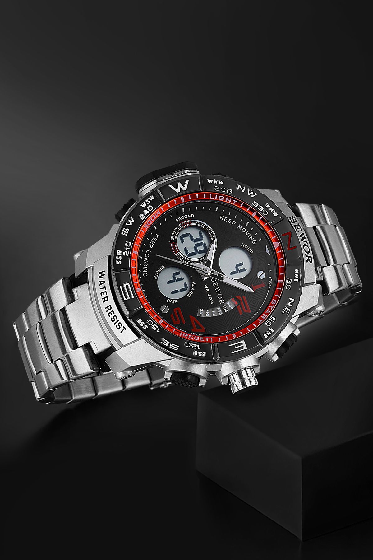 Comwatch Digital And Analog Wristwatch Trendyol