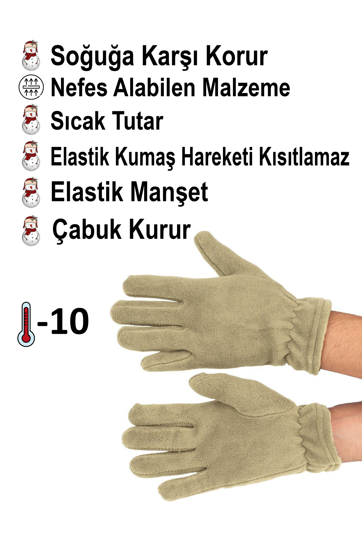 herotasarım Büyülü Bebek Polar Uzun Eldiven bll4808 fotoğrafı 2 (önizleme)