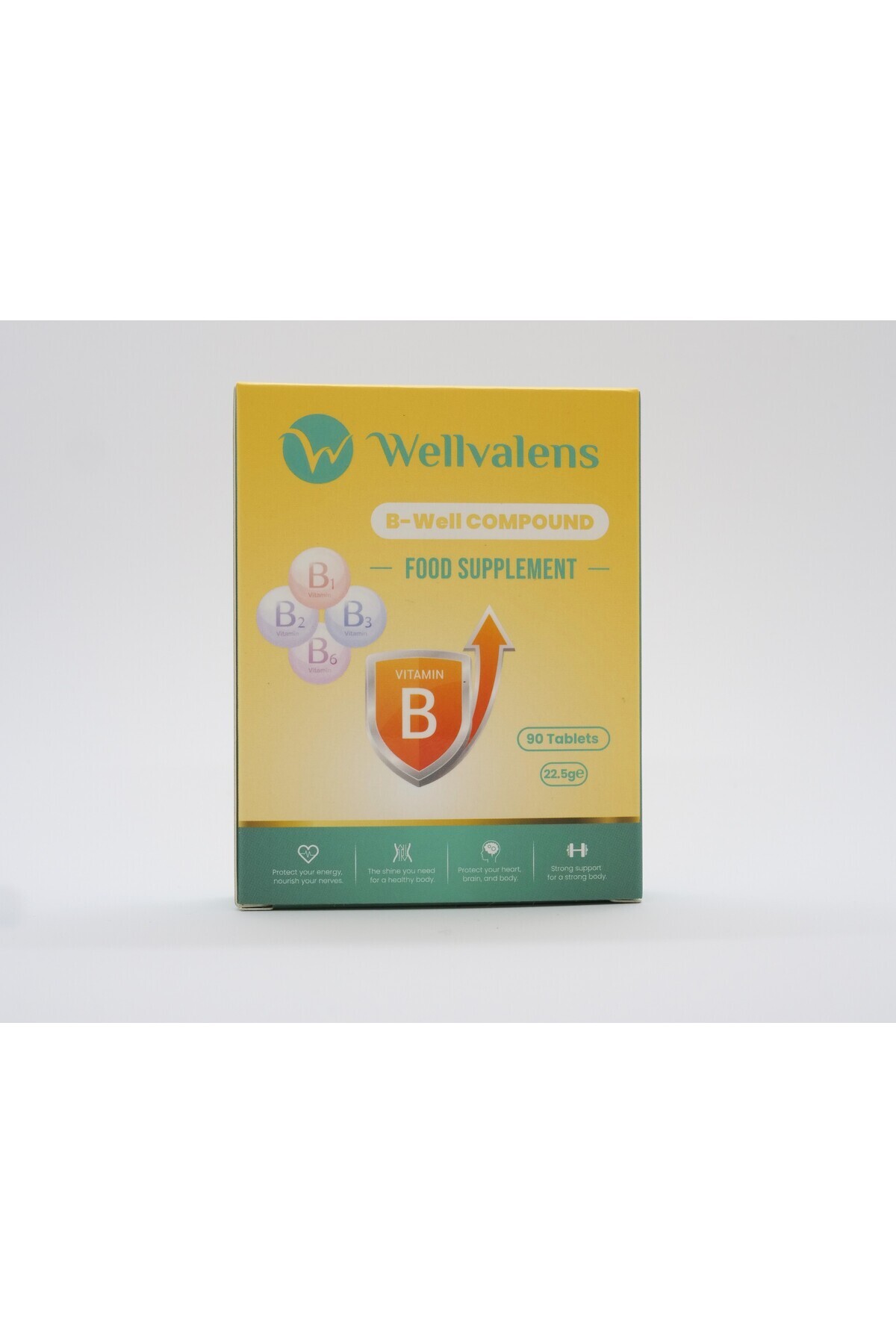 Wellvalens B-Well Compound B Vitamini Kompleksi (Vitamin B1,B2,B3,B6 ...