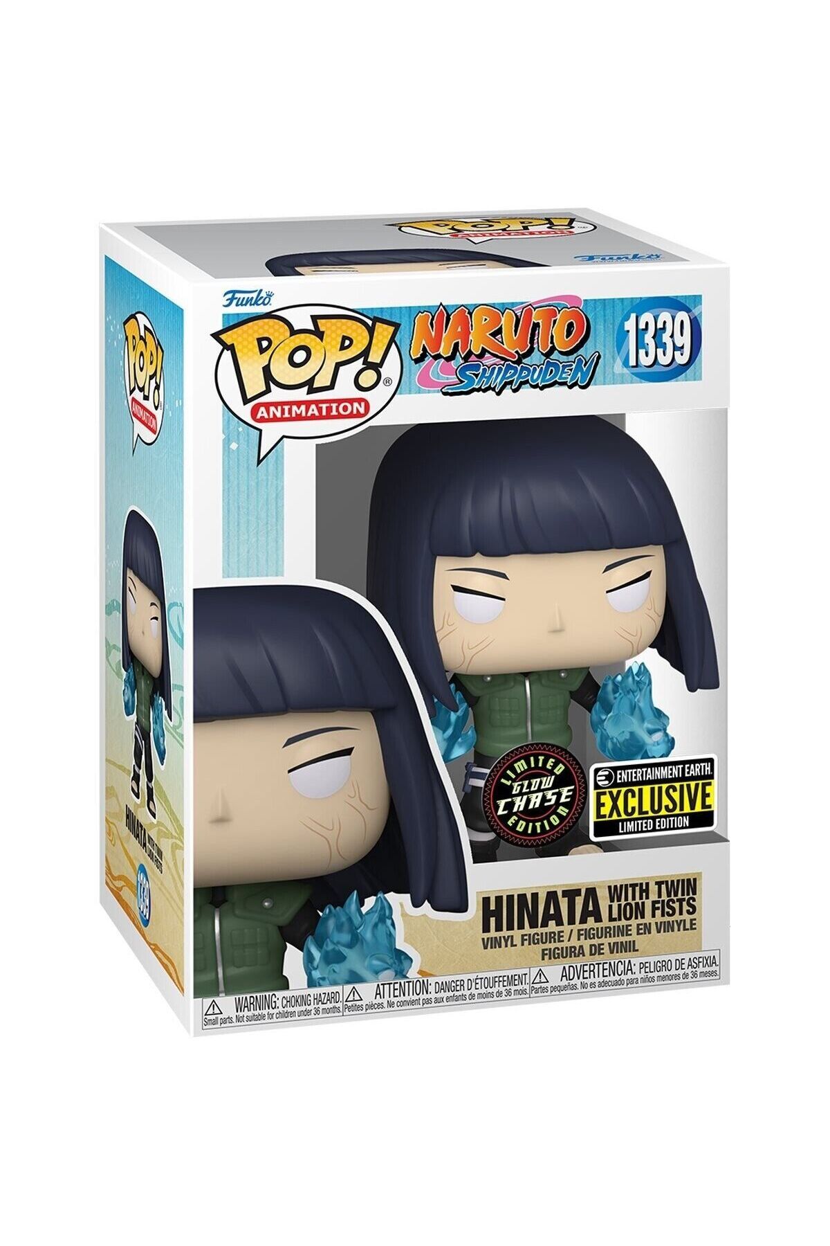 Funko Pop Animation Naruto Shippuden Hinata with Twin Lion Fists Chase Glow Special Edition