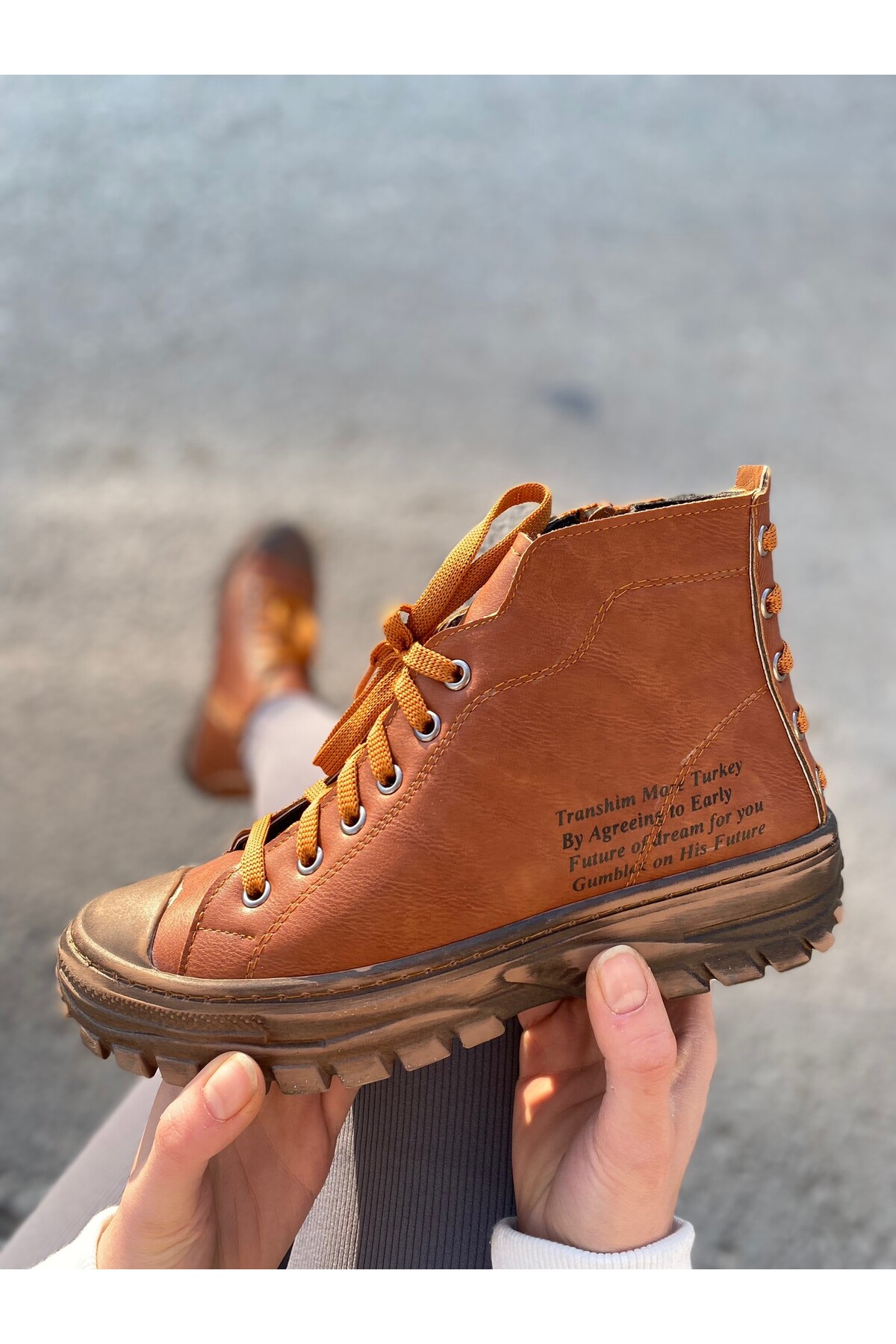 Hera Erica Kahverengi Cilt Bağcıklı Bot