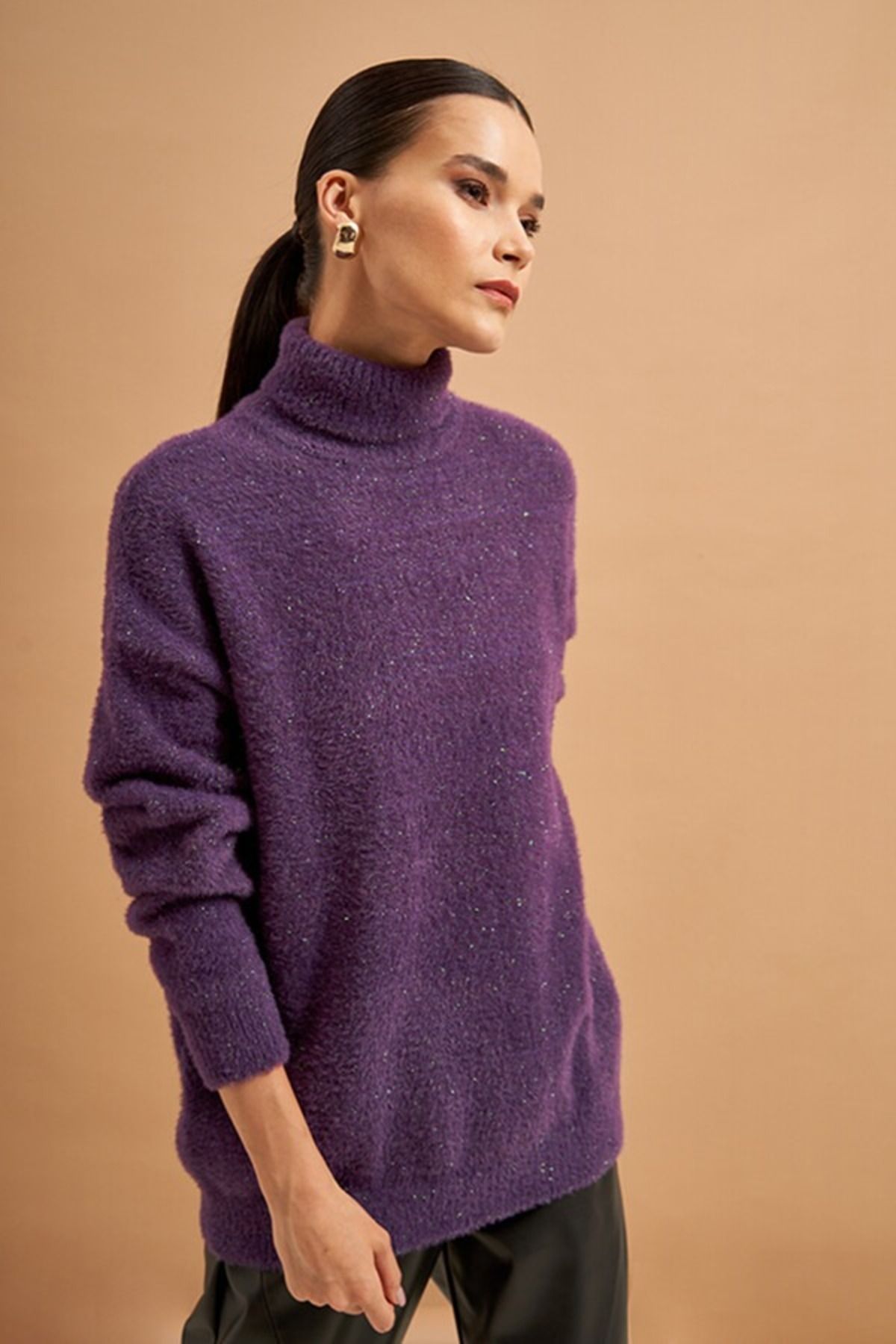 Angora turtleneck sweater new arrivals