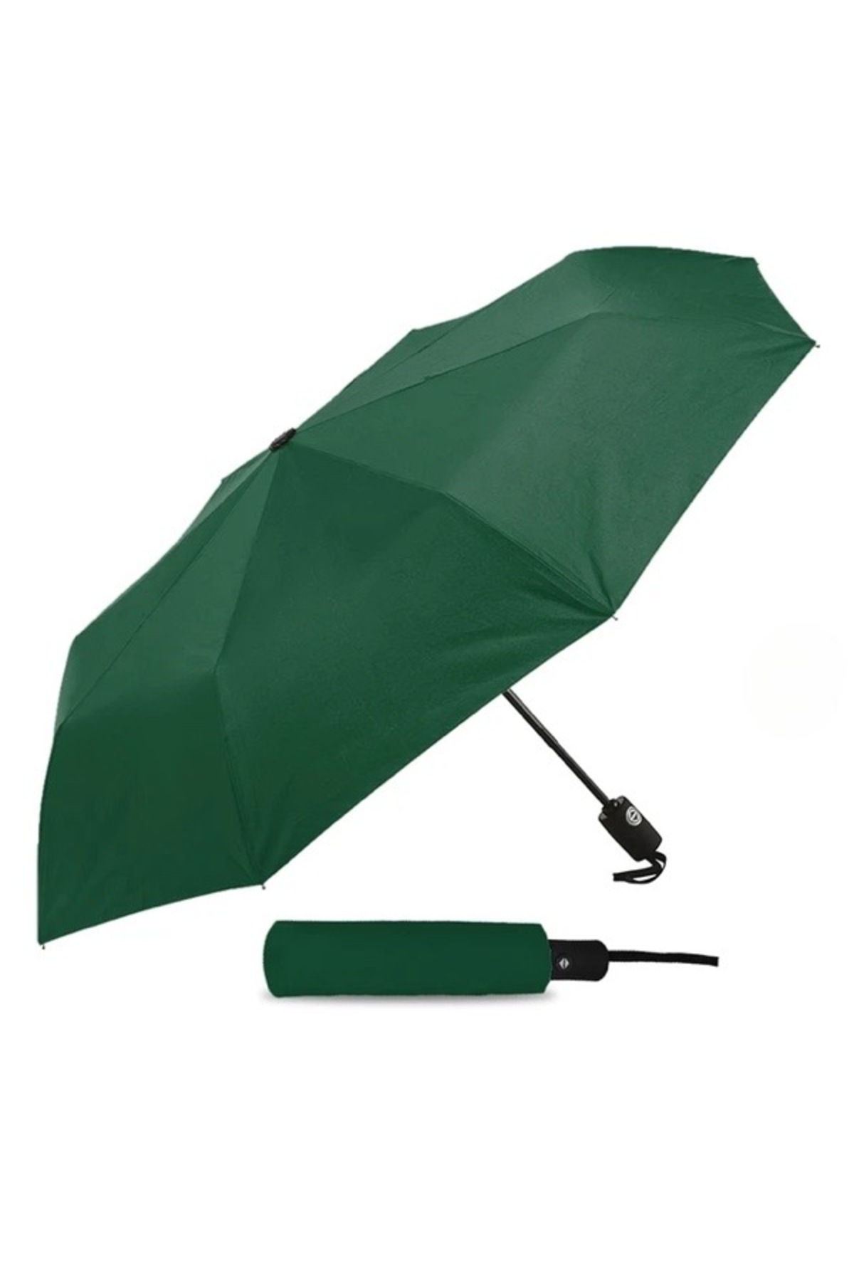 Fully Automatic Opening and Closing Bag Size Umbrella That Does Not Break in the Wind Black