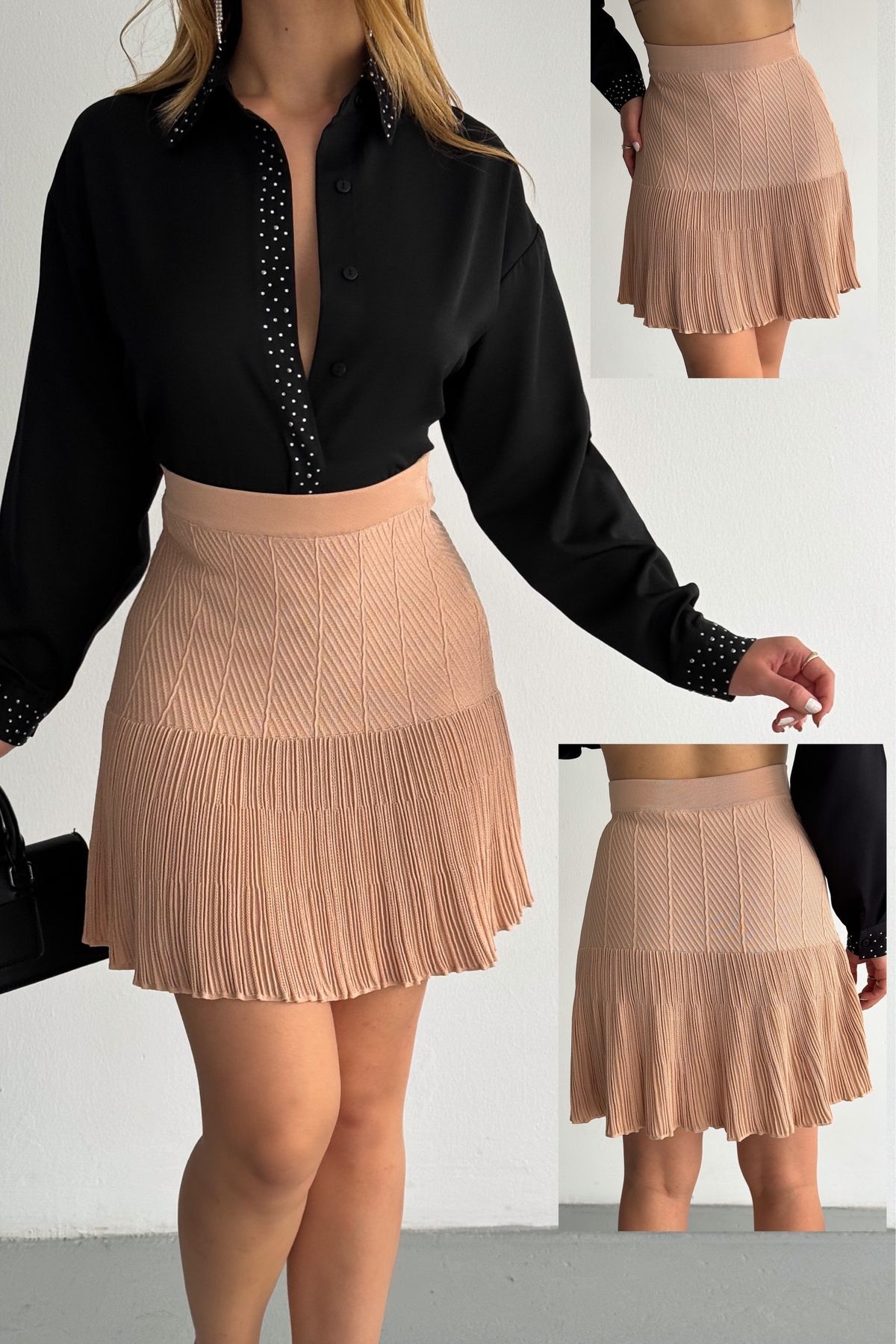 Short cheap skirt rayon