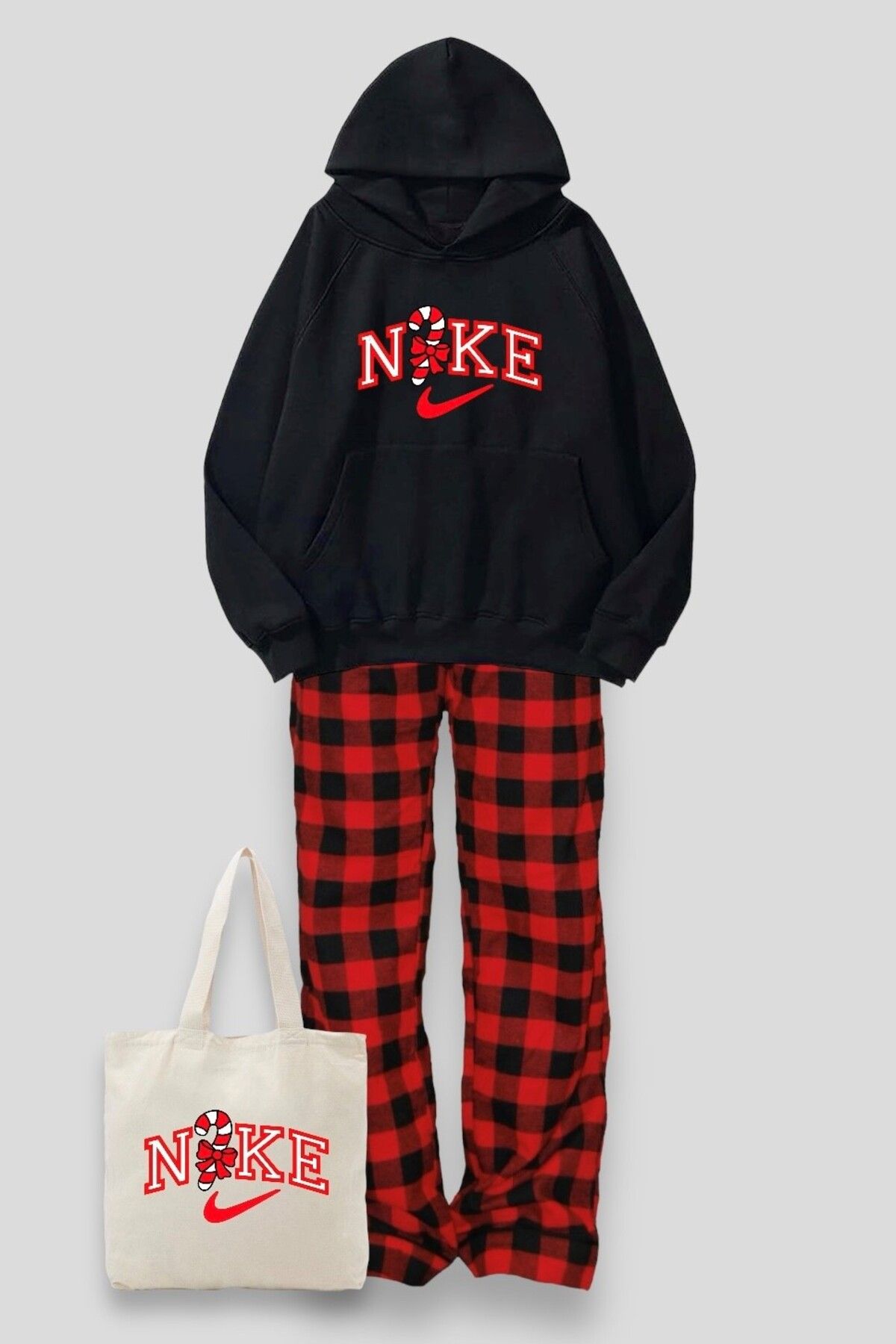 Red checkered nike tracksuit online