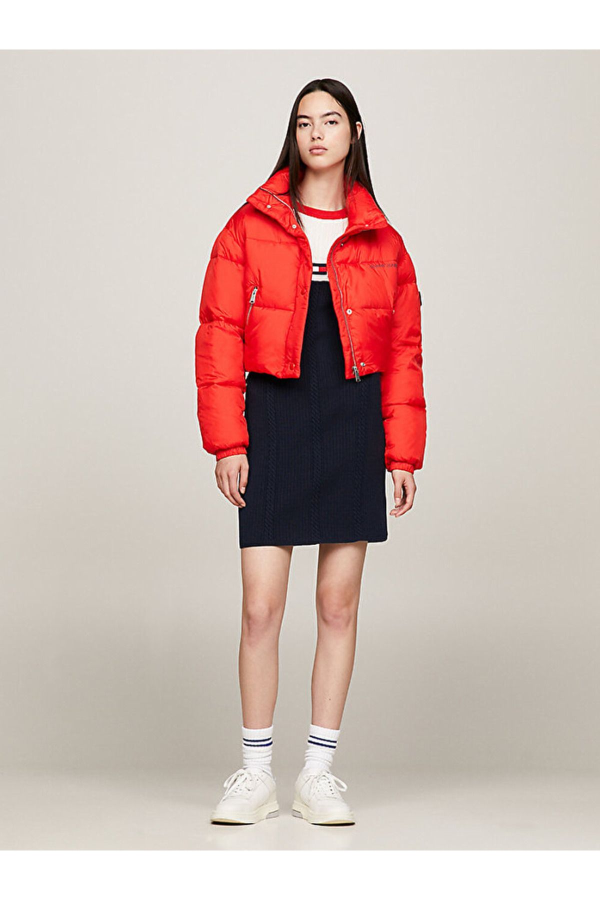 Tommy hilfiger cropped jacket sales
