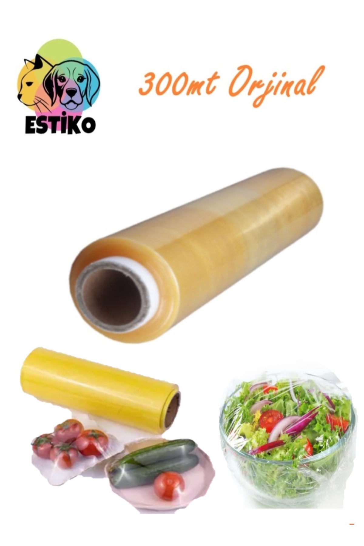ESTİKO Gıda Streç Film 30 Cm X 300 Mm. 8 Mikron