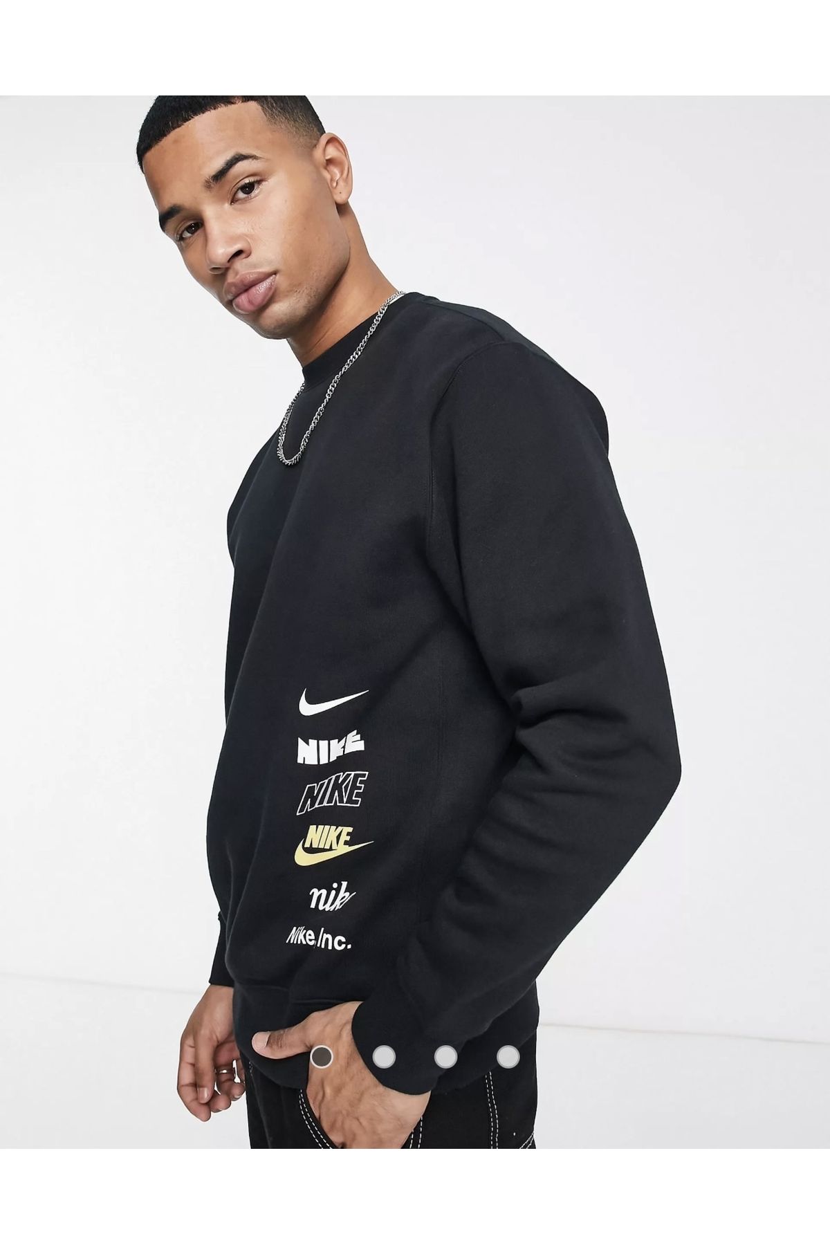 Nike swoosh sales bb crew sweatshirt