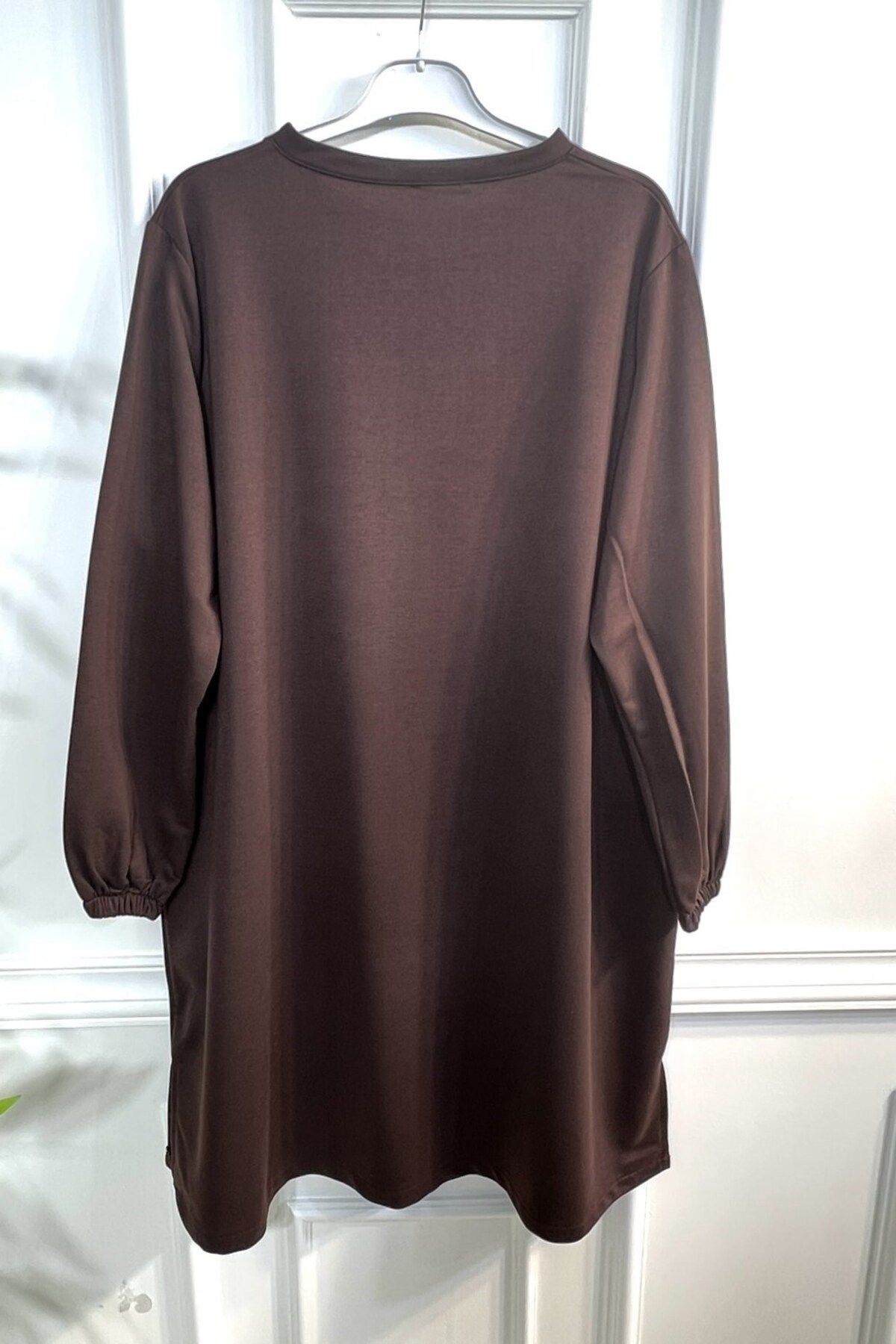 Aşkı Endam-Two Thread Tunic with Rhythm Stone Detail - Brown 2