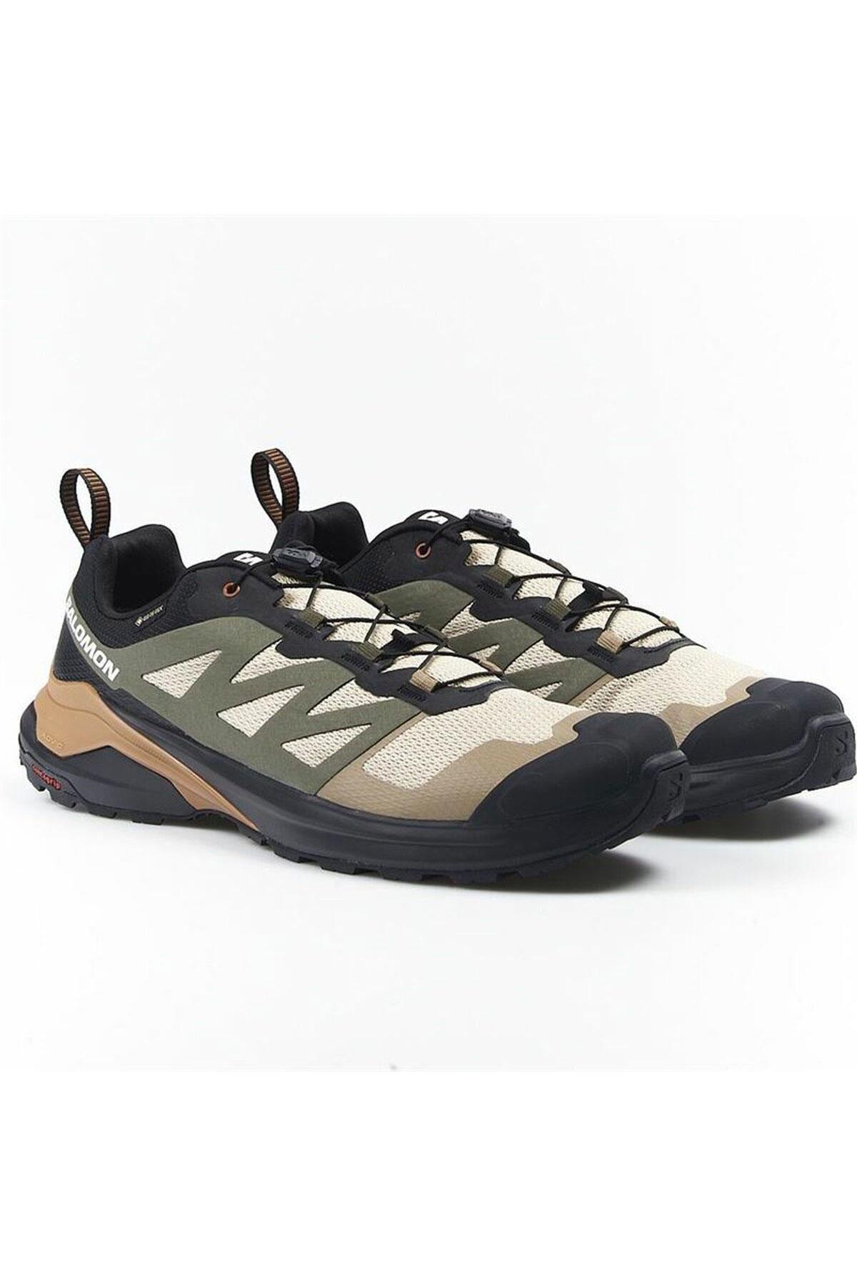 کتانی Salomon سالومون مردانه X-adventure Gtx Gore-Tex® Patika KHAKI اورجینال - تصویر 3