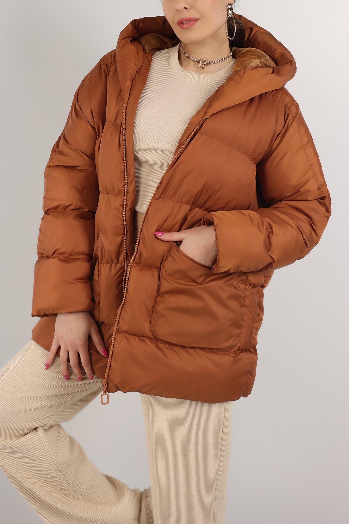 modafeyzaistanbul Feyza Kadın Şişme Mont