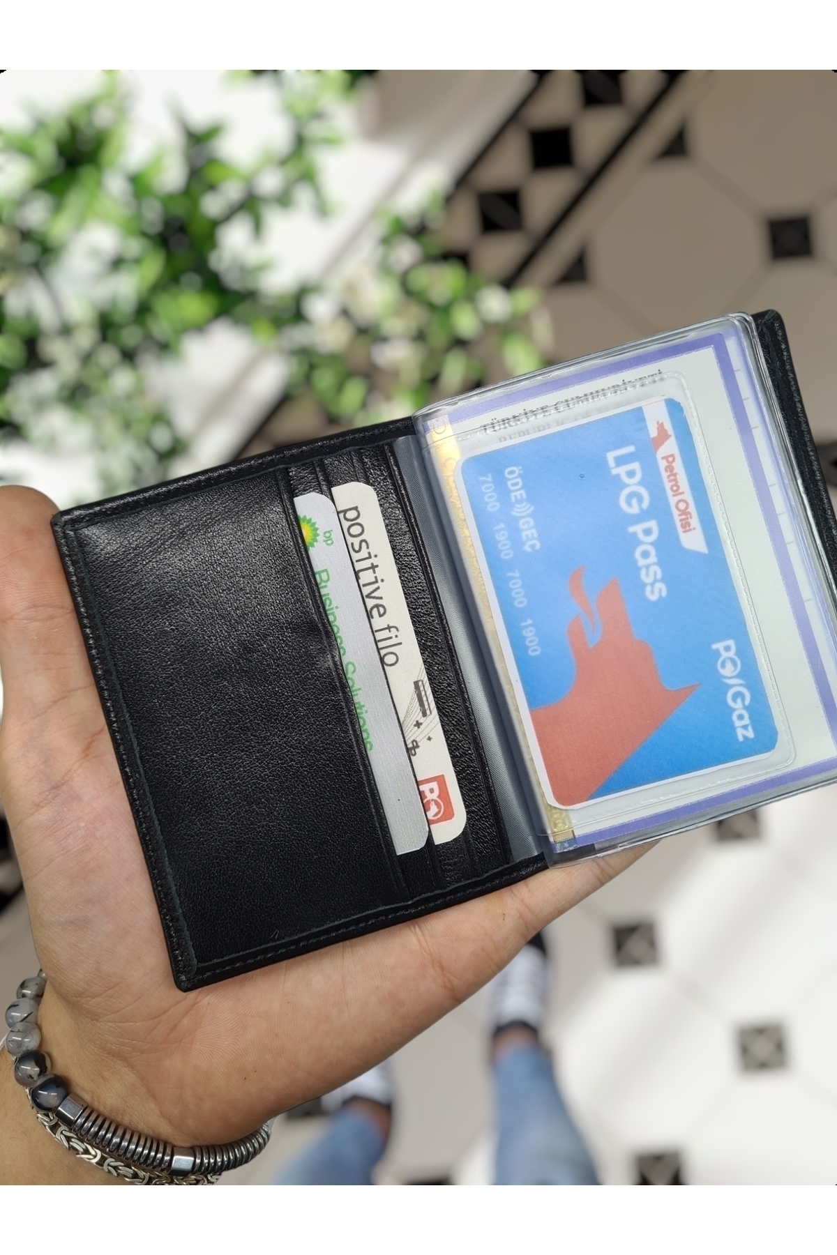 کیف پول مردانه مشکی VİSSO | 1904 Volkswagen + anahtarlık اورجینال - تصویر 6