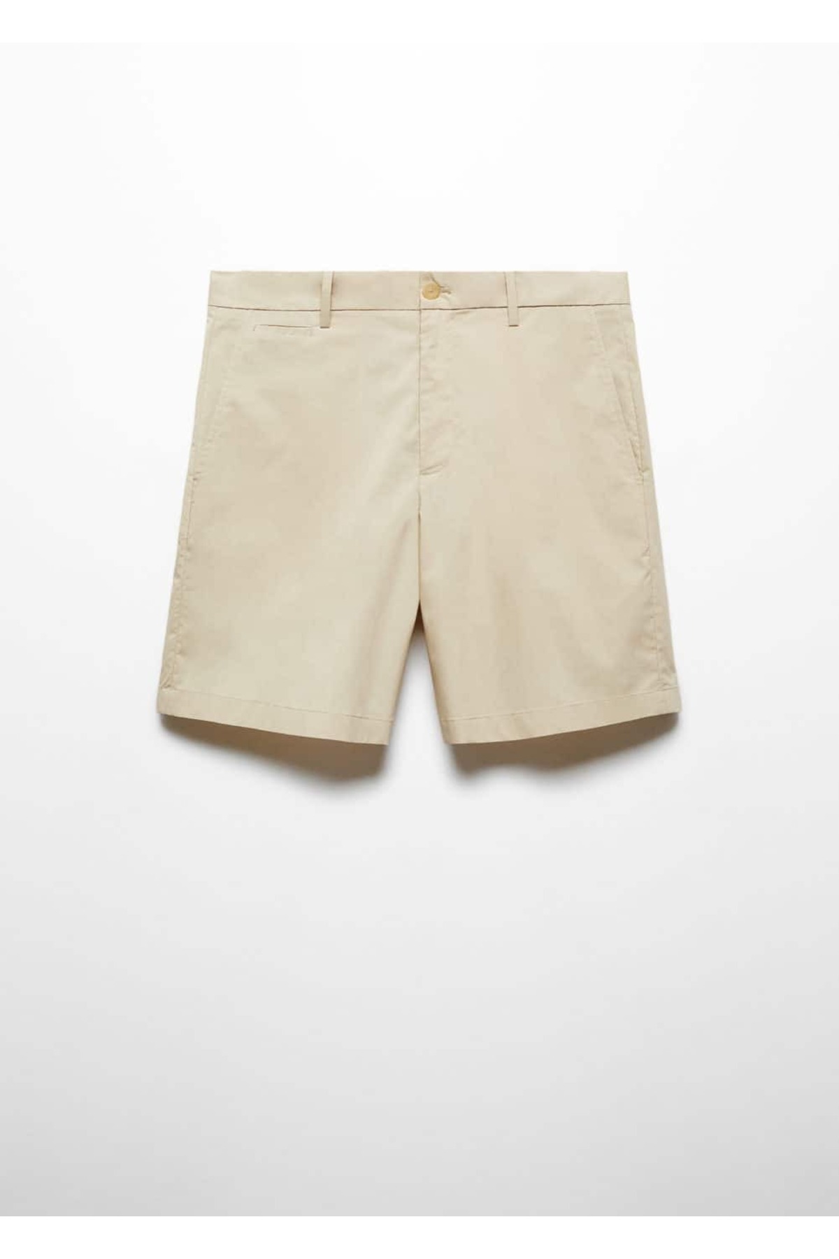 شلوار مردانه بژ منگوMANGO Man | 67090450 اورجینال - تصویر 3