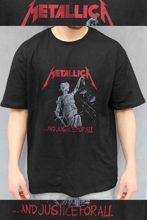 Metallica Baskılı Unisex Oversize T-shirt MTL0000