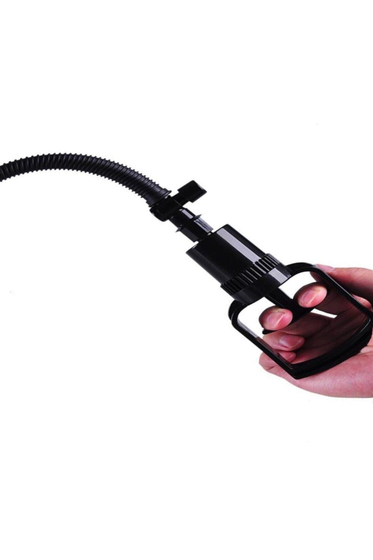 Penis Pump Men Tetik Mekanizmalı Penis Pompası 3 Yedek Başlıklı 3