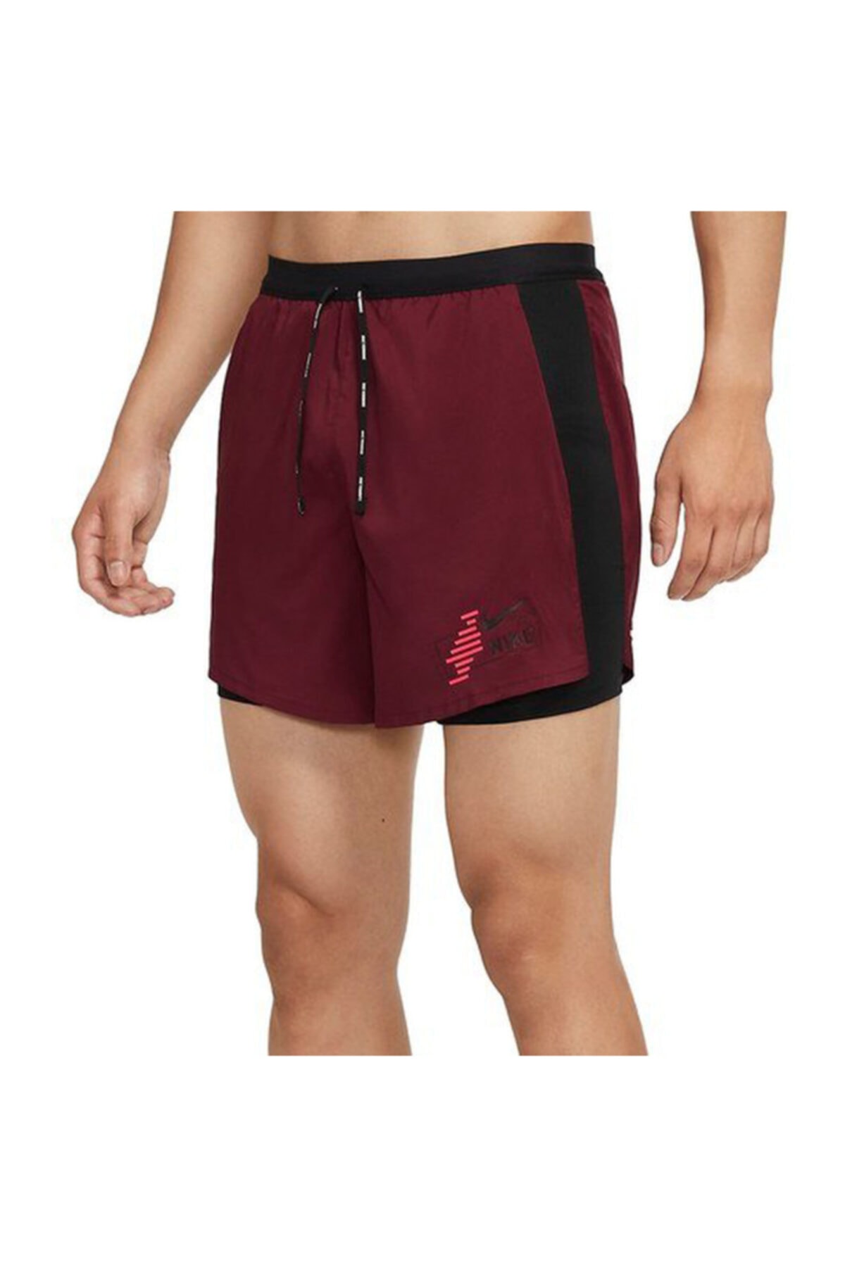 شورت و شلوارک مردانه بورگوندی نایکی | CU5473-638 اورجینال - تصویر 2