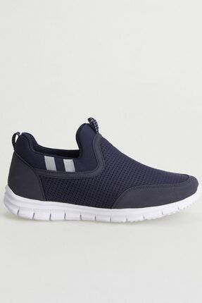 Unisex Lacivert Beyaz Ortopedik Konforlu Yürüyüş Spor Sneaker Ayakkabı Fmax.03820
