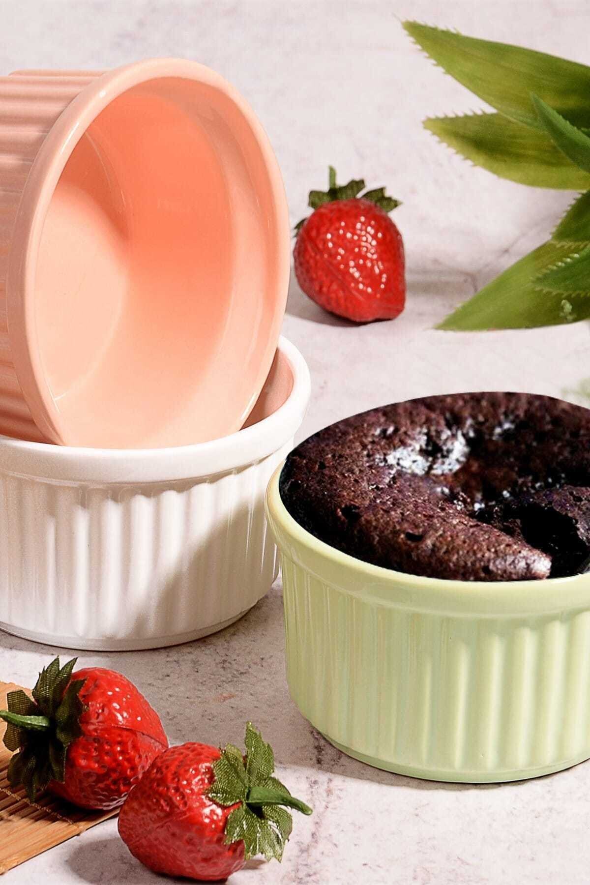 kitchen life seramik 6 li lux renkli sufle kabi fiyati yorumlari trendyol