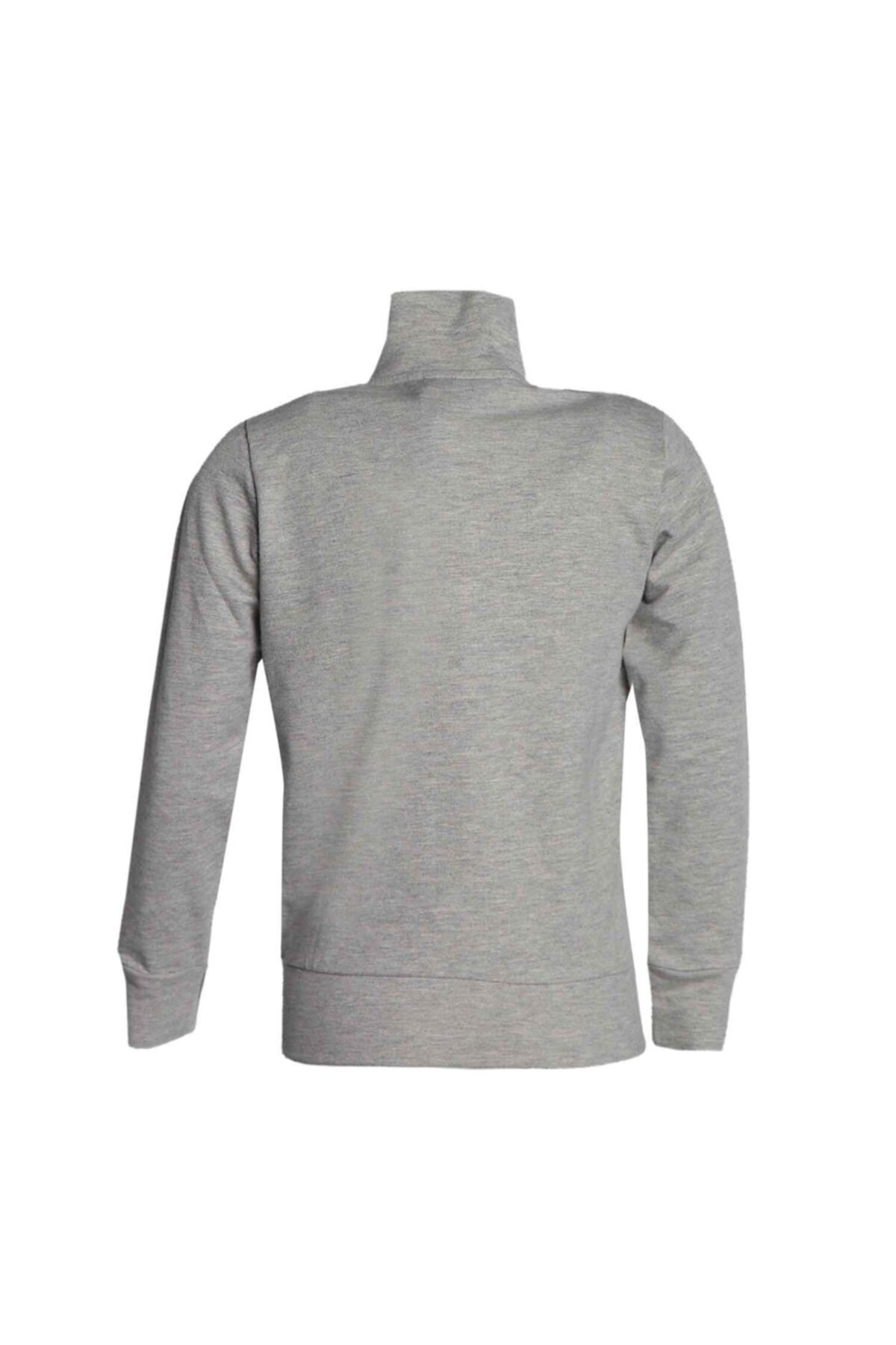 سویشرت خاکستری مردانه و زنانه ژیلونی Zippered Sweatsh اورجینال hummel